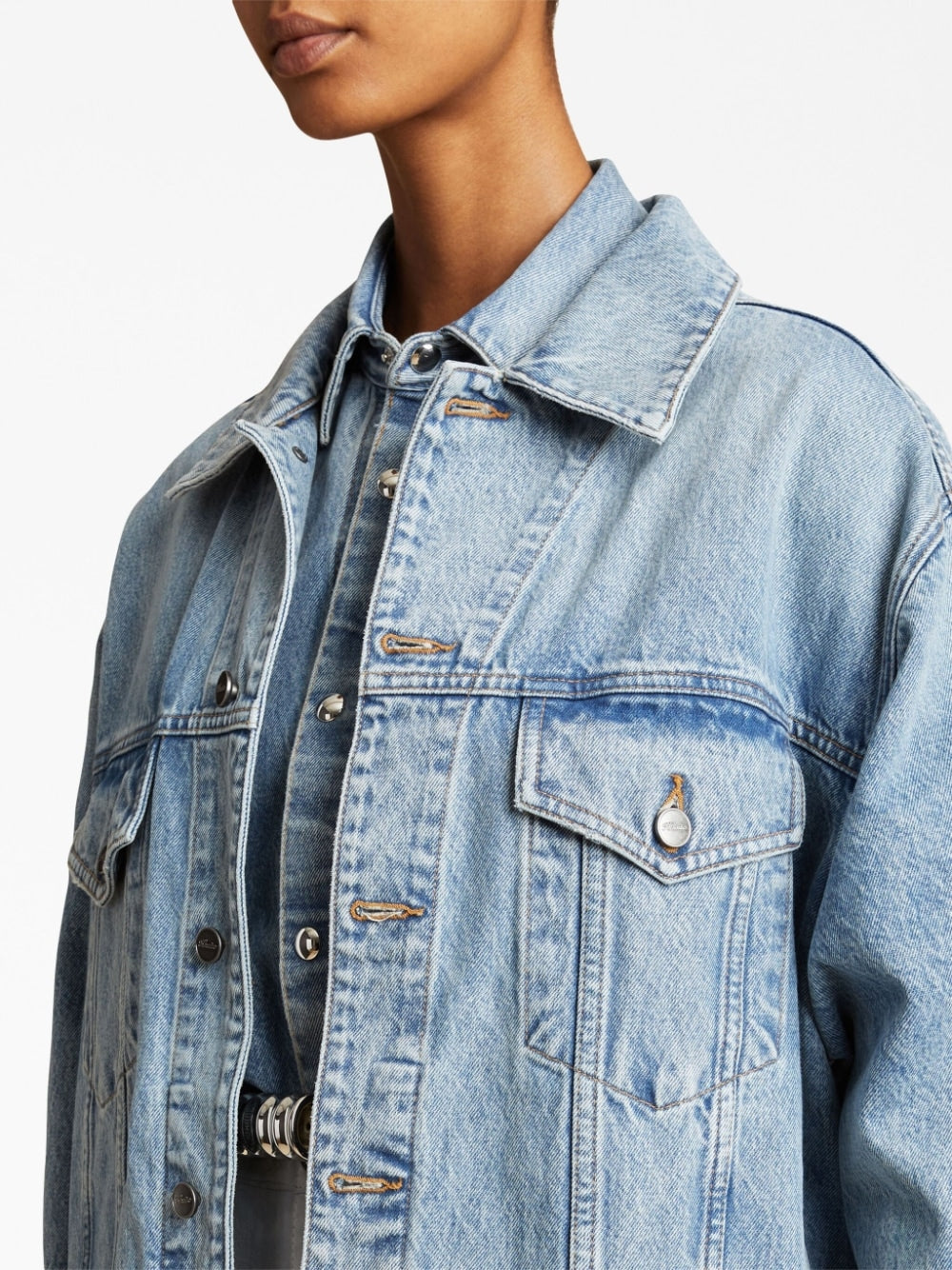 KHAITE Grizzo Denim Jacket for Women