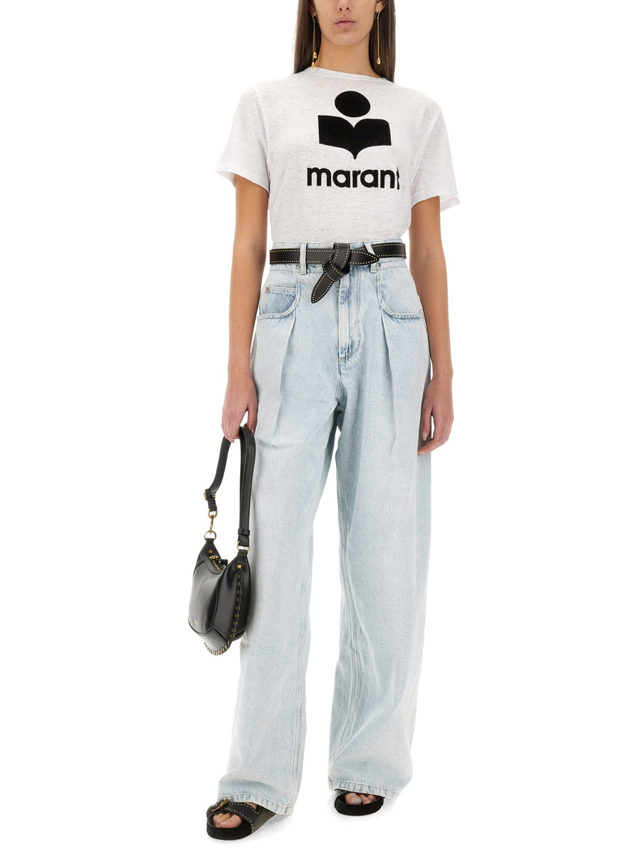 MARANT ÉTOILE Rachelle High-Waisted Denim Jeans - Women's Size 36