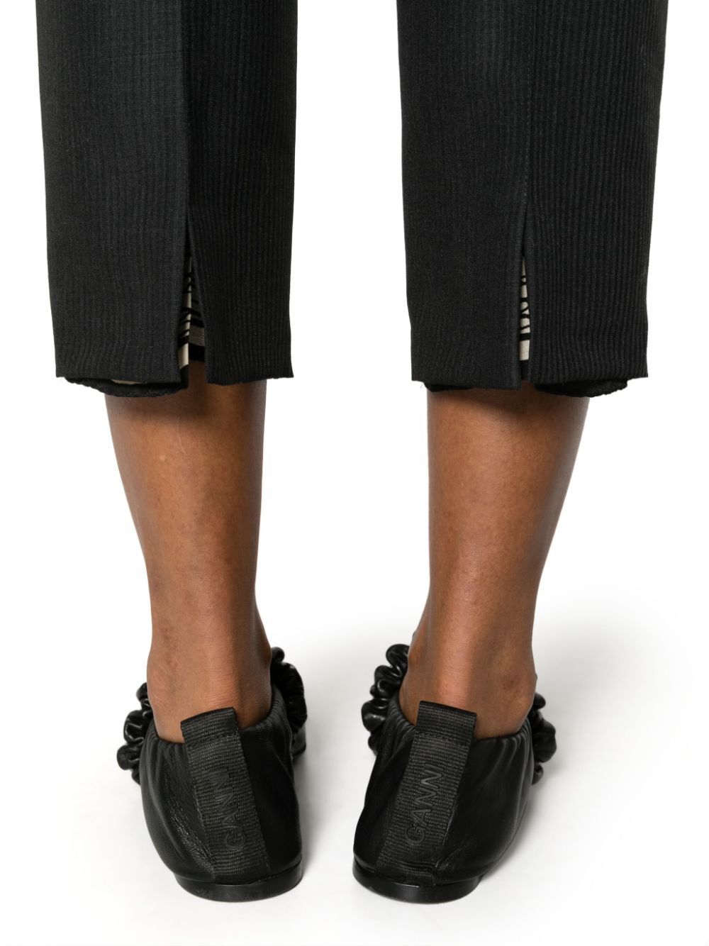 IBRIGU Chic Wool Trousers for Women