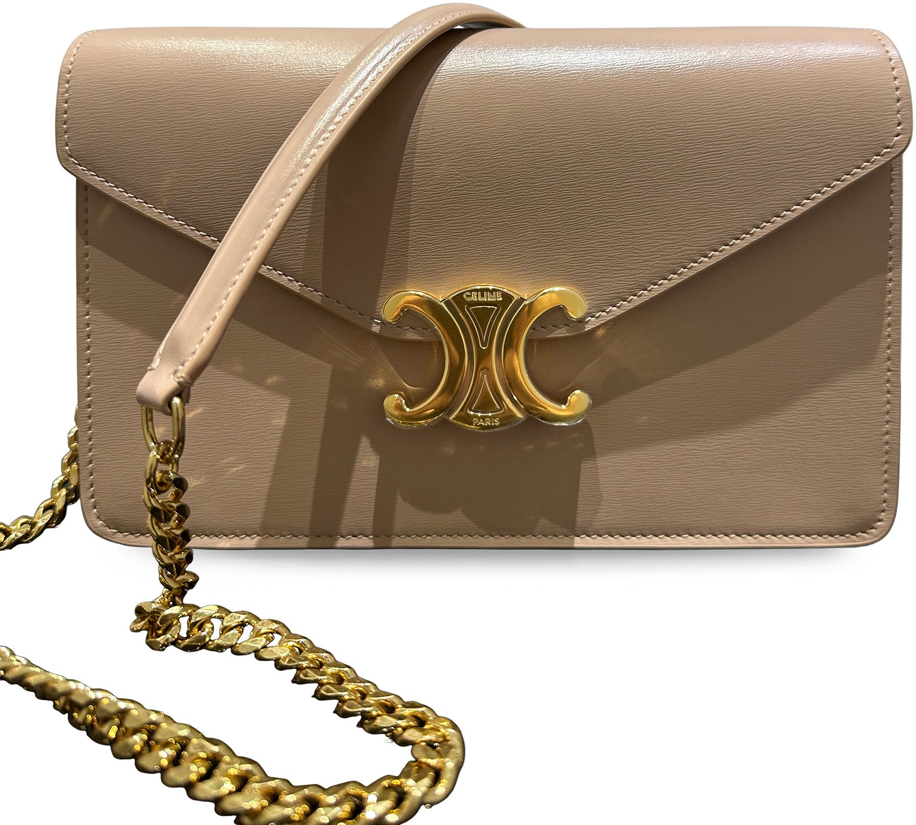 CELINE Margo Mini Wallet on Chain - Elegant and Versatile