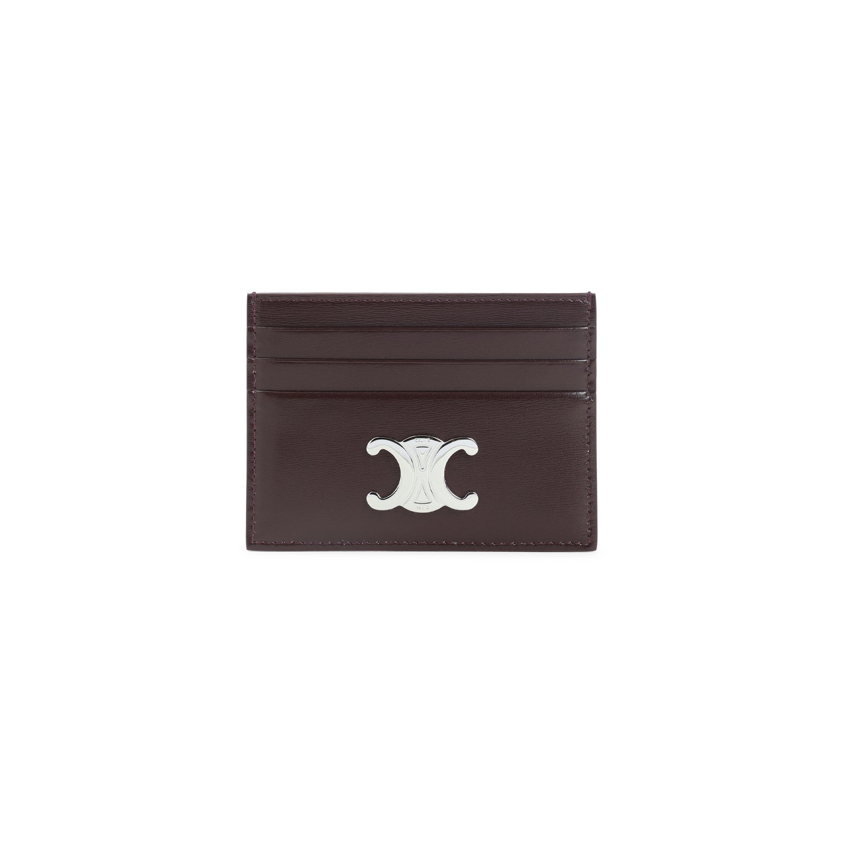CELINE Mini Triomphe Calfskin Card Holder
