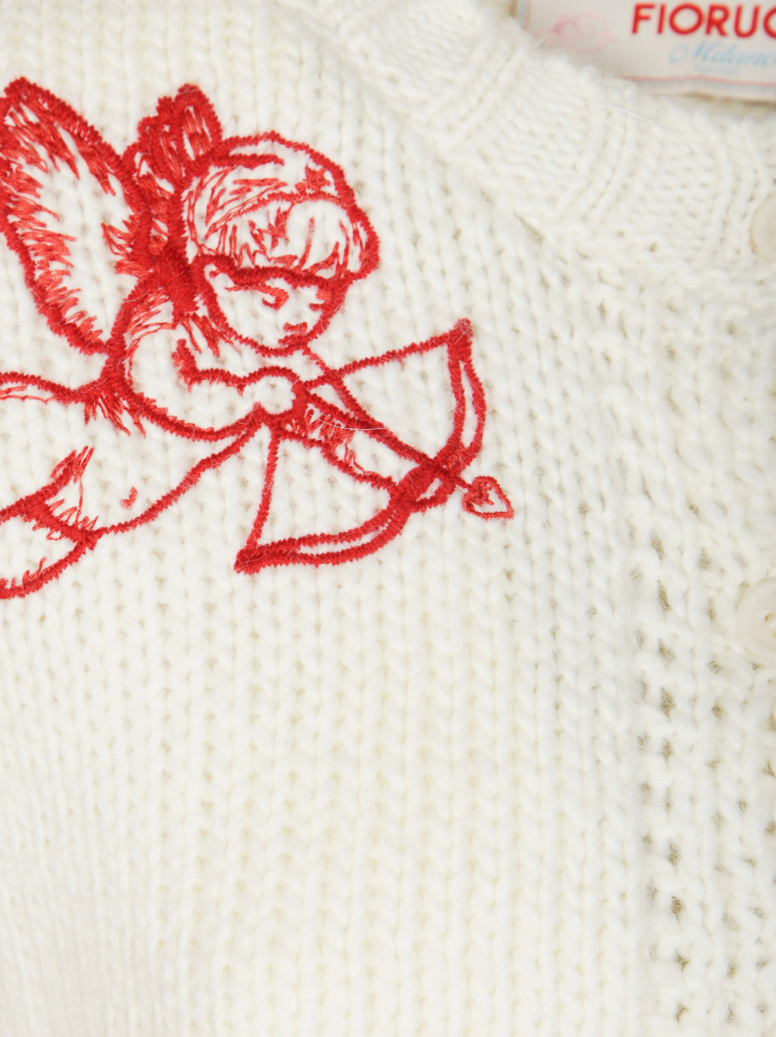 FIORUCCI Crop Cardigan with Unique Designs for Men