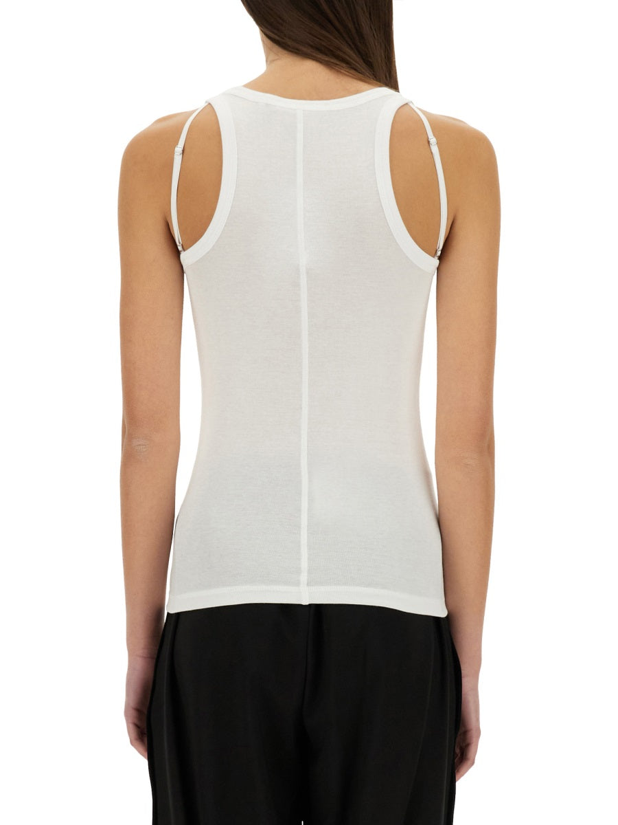HELMUT LANG Slim Fit Racer Top - Women's Size S