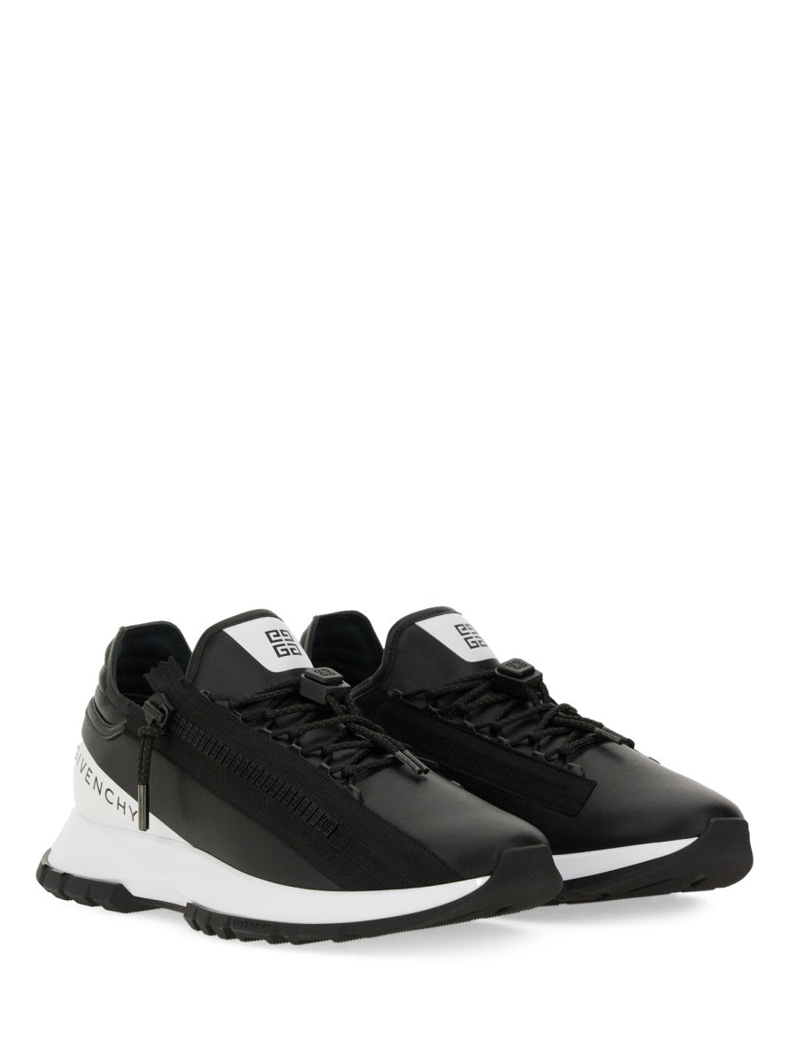 GIVENCHY Men's Synthetic Leather Spectre Zip Runners