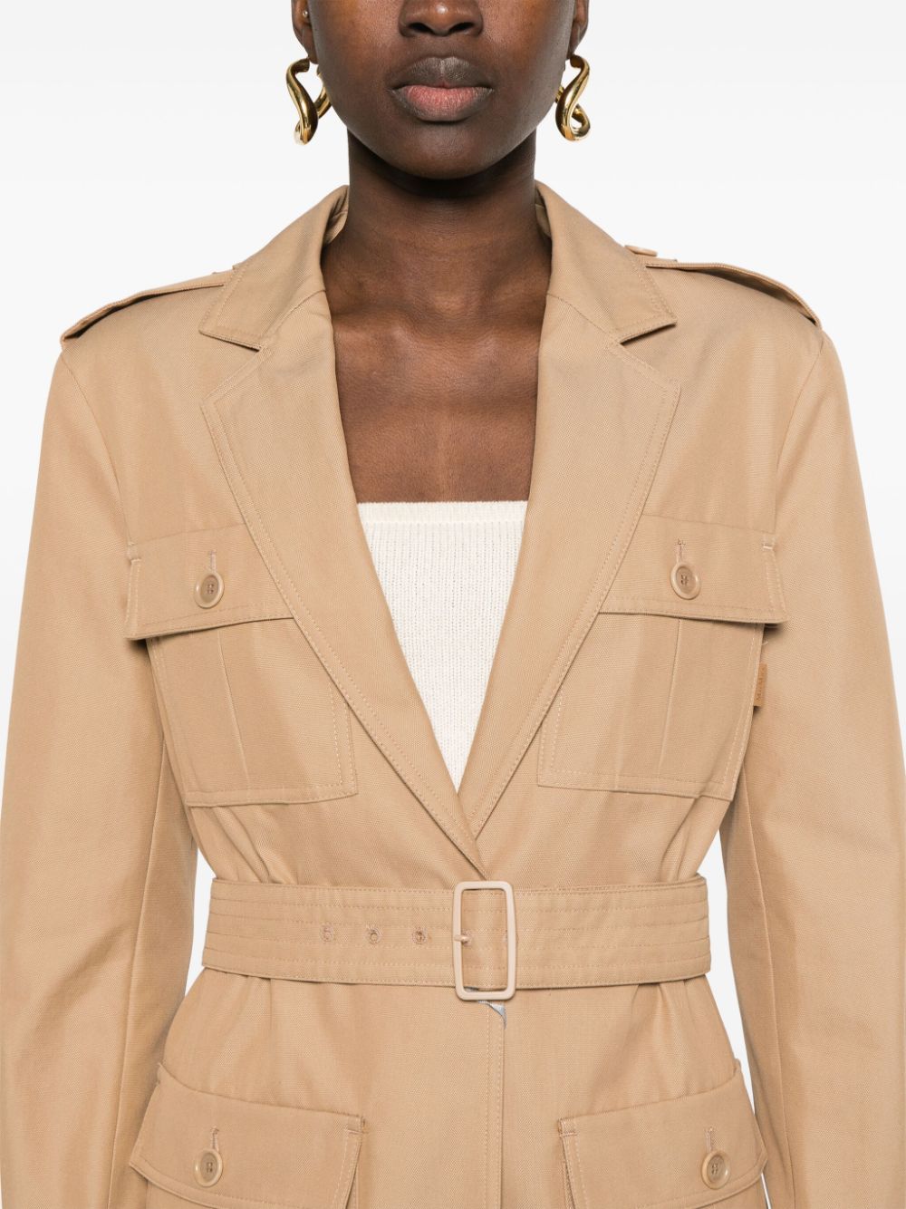 MAX MARA Classic Cotton Trench Jacket for Women