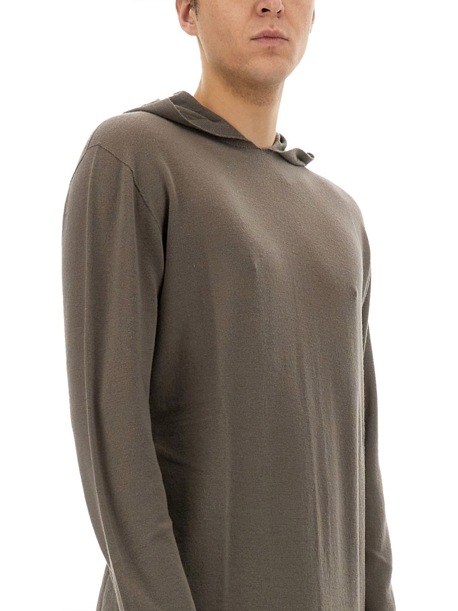 RICK OWENS Oversized Wool Sweatshirt - Size L