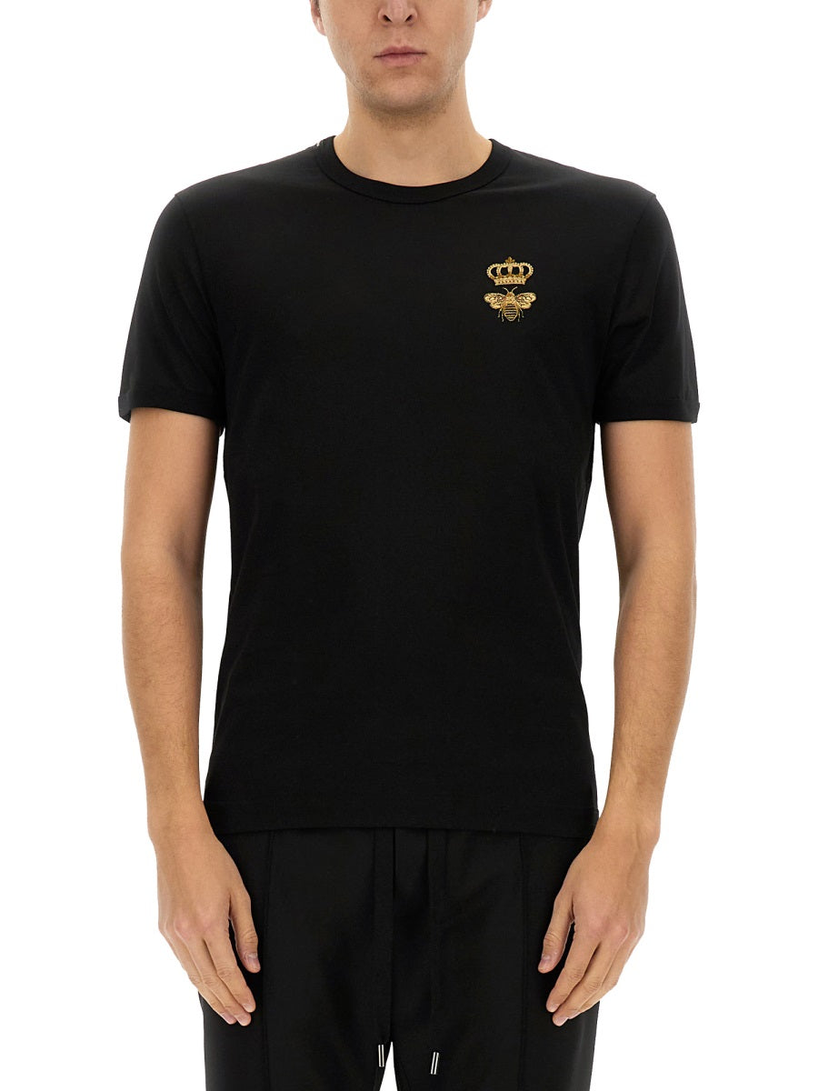 DOLCE & GABBANA Classic Cotton T-Shirt - Size 48 IT