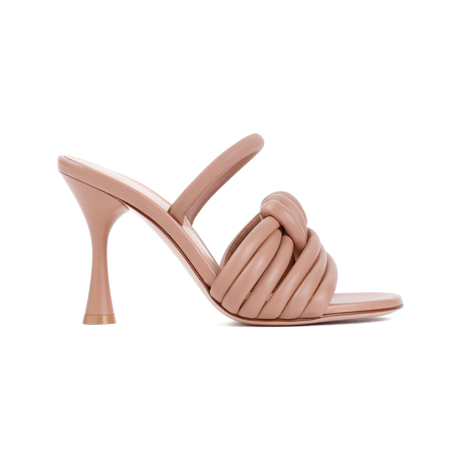 GIANVITO ROSSI Nappa Leather Sandal with 9.5cm Heel Height