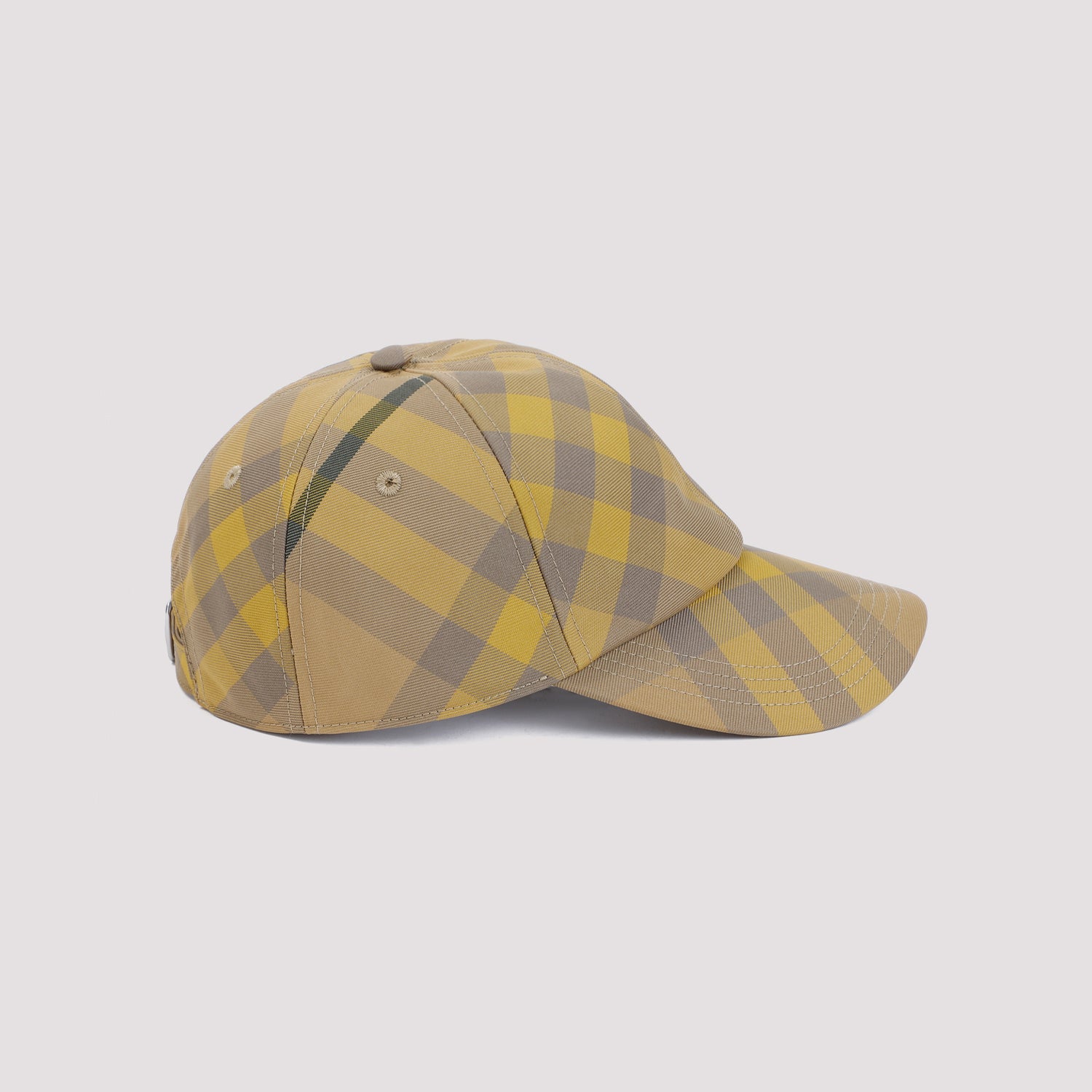 BURBERRY Check-Pattern Baseball Cap for Men - SS24