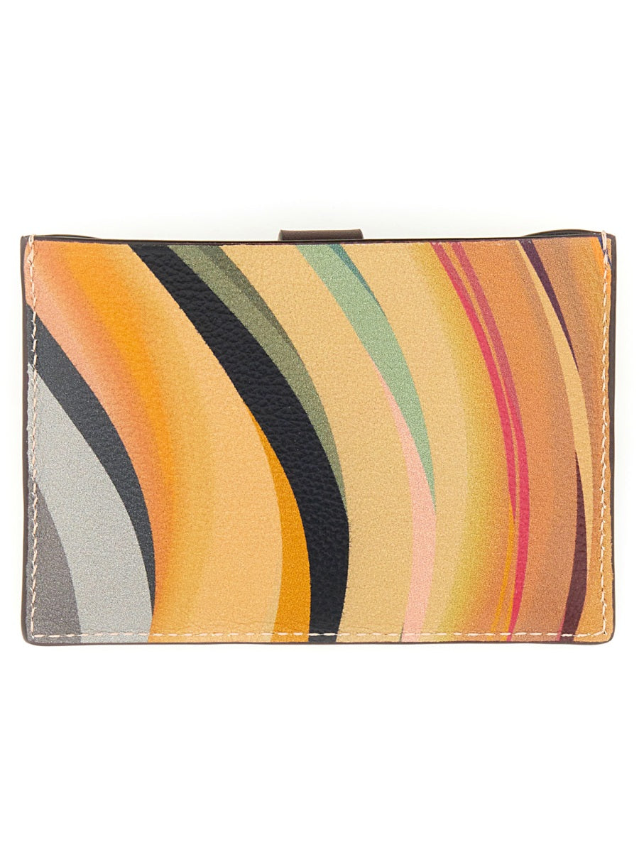 PAUL SMITH Mini Leather Card Holder
