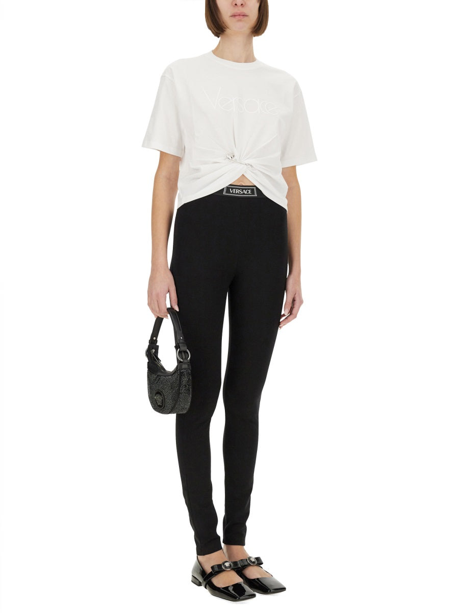 VERSACE 1978 Re-Edition Safety Pin T-Shirt - Size 40 IT