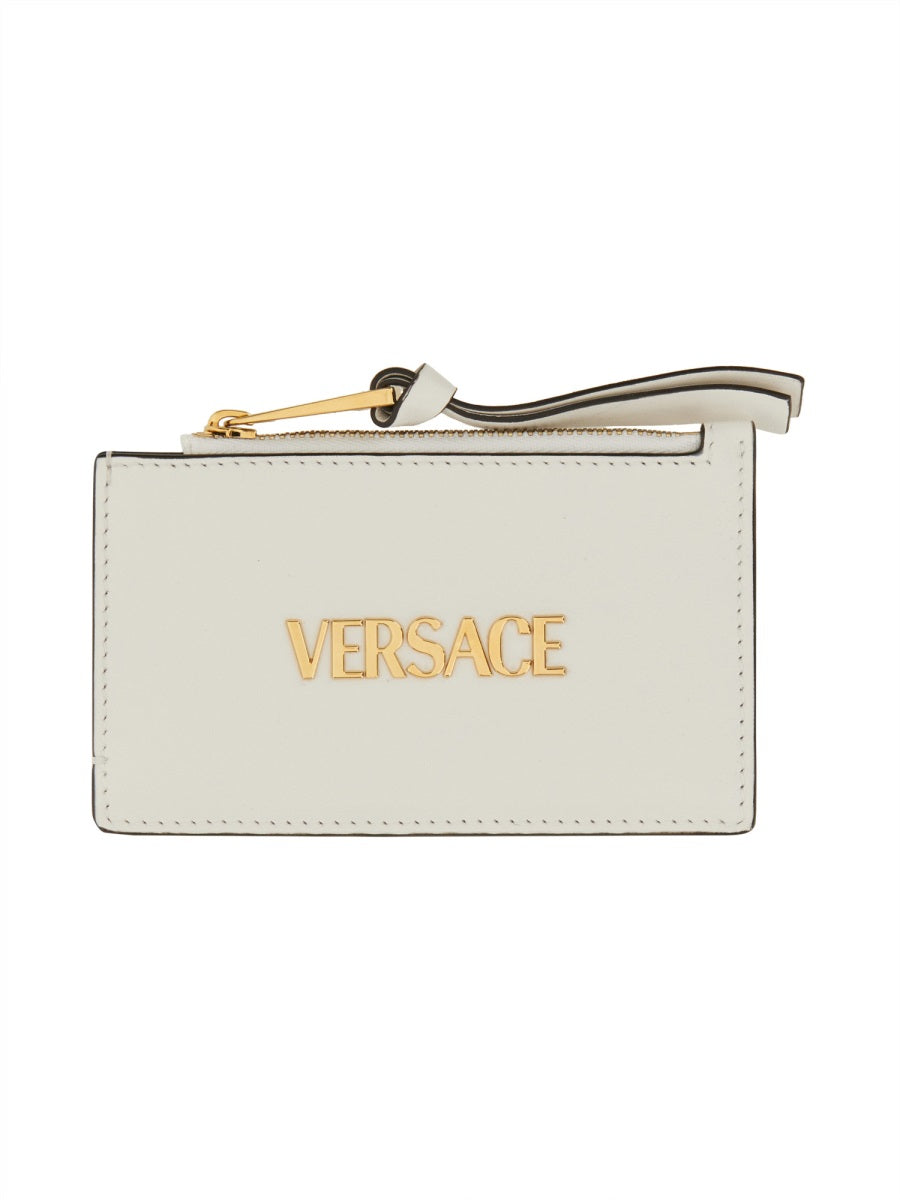 VERSACE Mini Zipper Card Holder