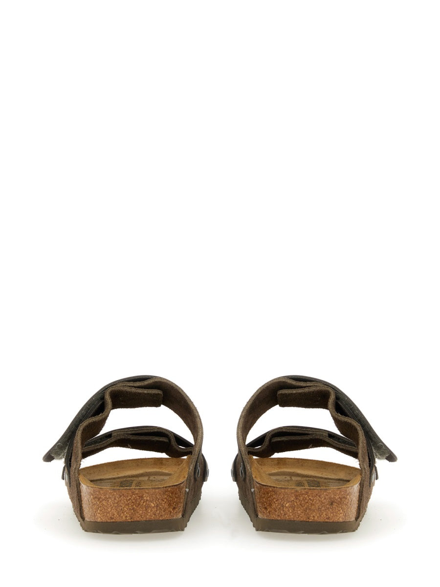 BIRKENSTOCK Narrow Fit Leather Sandals