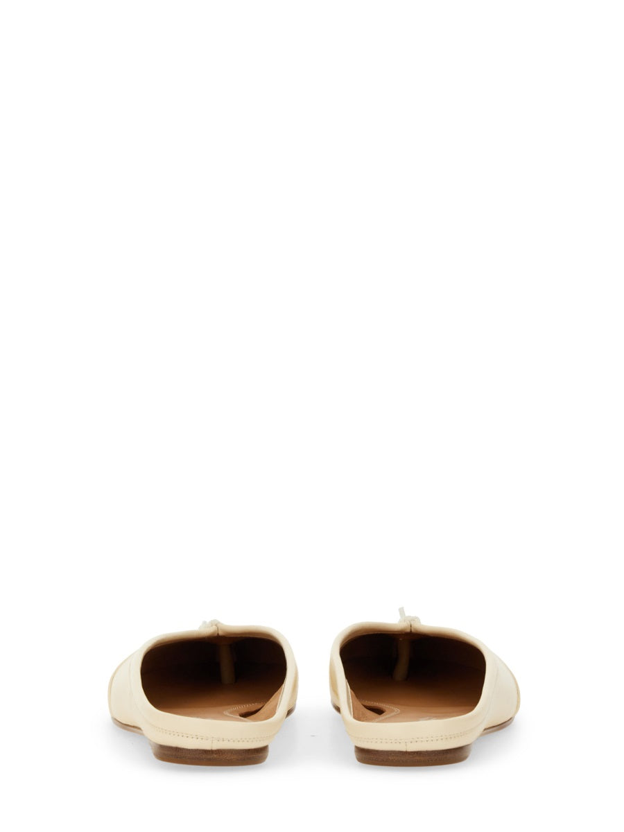 MAISON MARGIELA Ovine Leather Tabi Dancer Flats