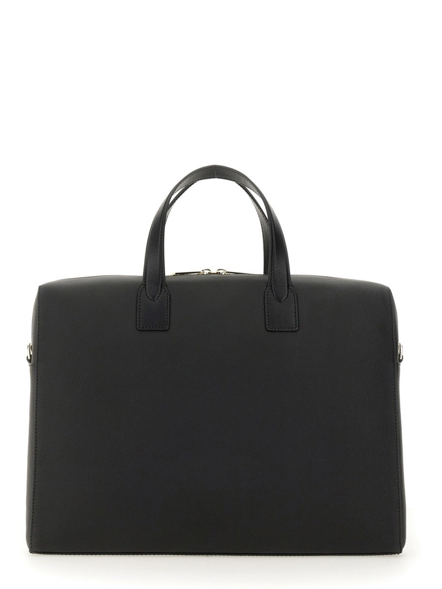 PAUL SMITH Signature Stripe Leather Handbag