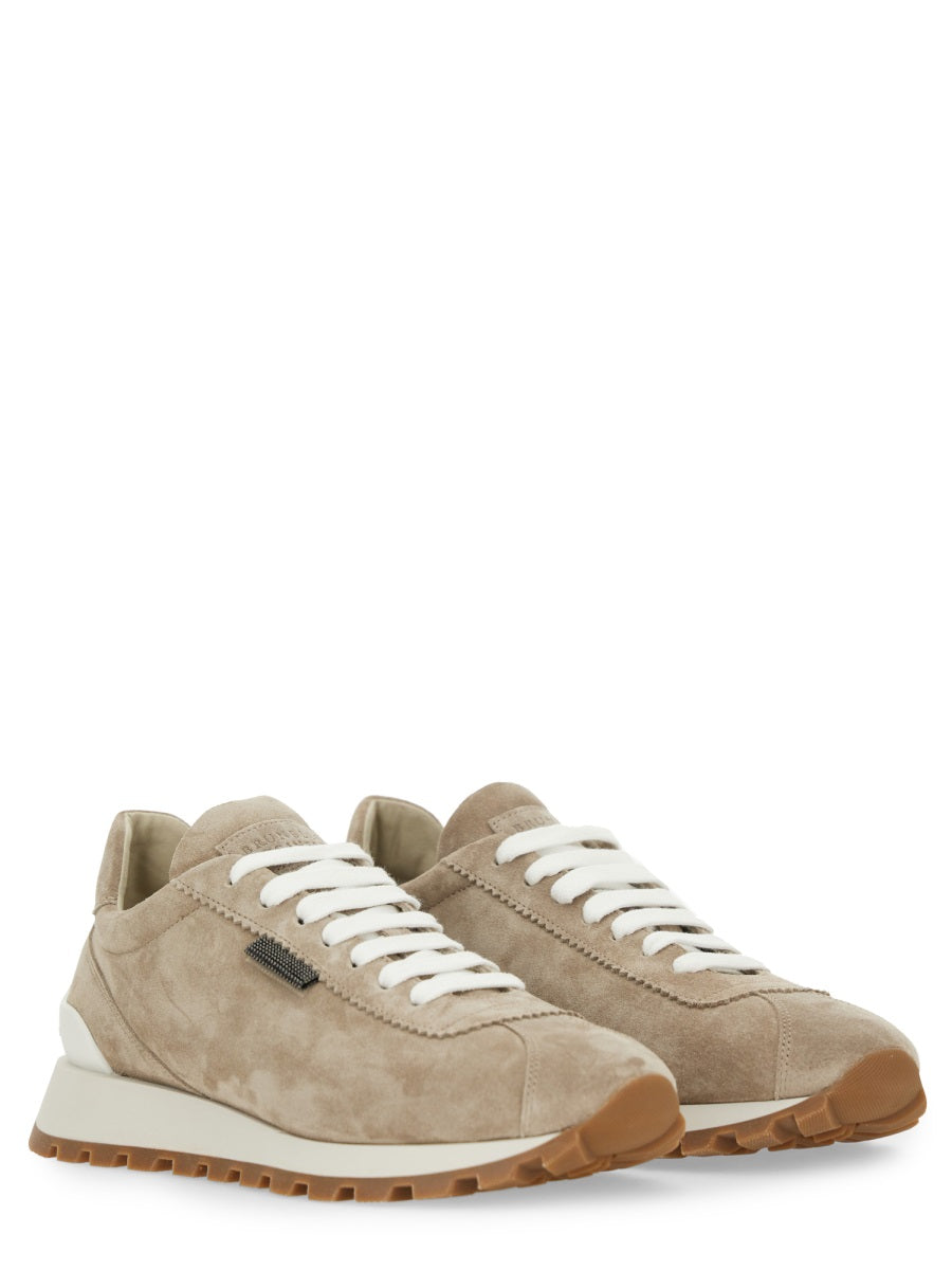 BRUNELLO CUCINELLI Suede Running Sneakers for Women