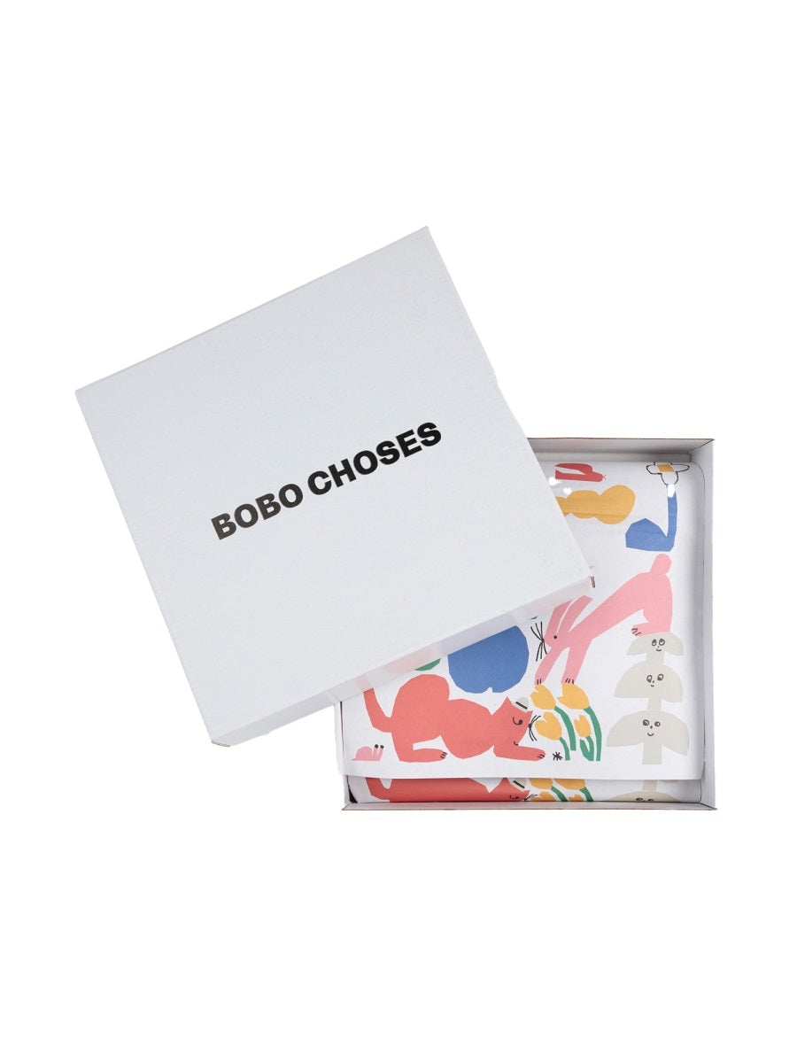 BOBO CHOSES Mini Floral Top and Shorts Set