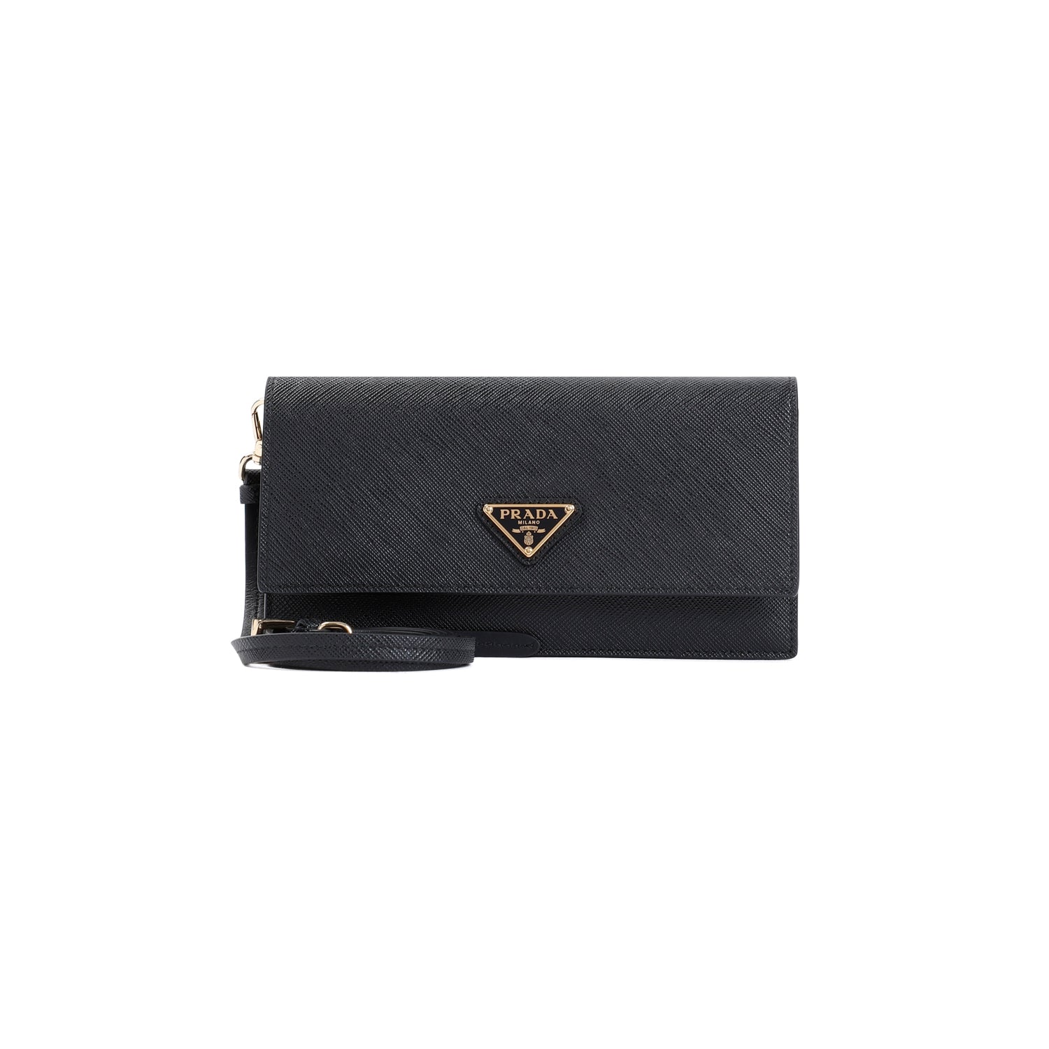 PRADA Mini Leather Pouch Handbag - 100% Leather, W:18cm H:9.5cm D:3cm