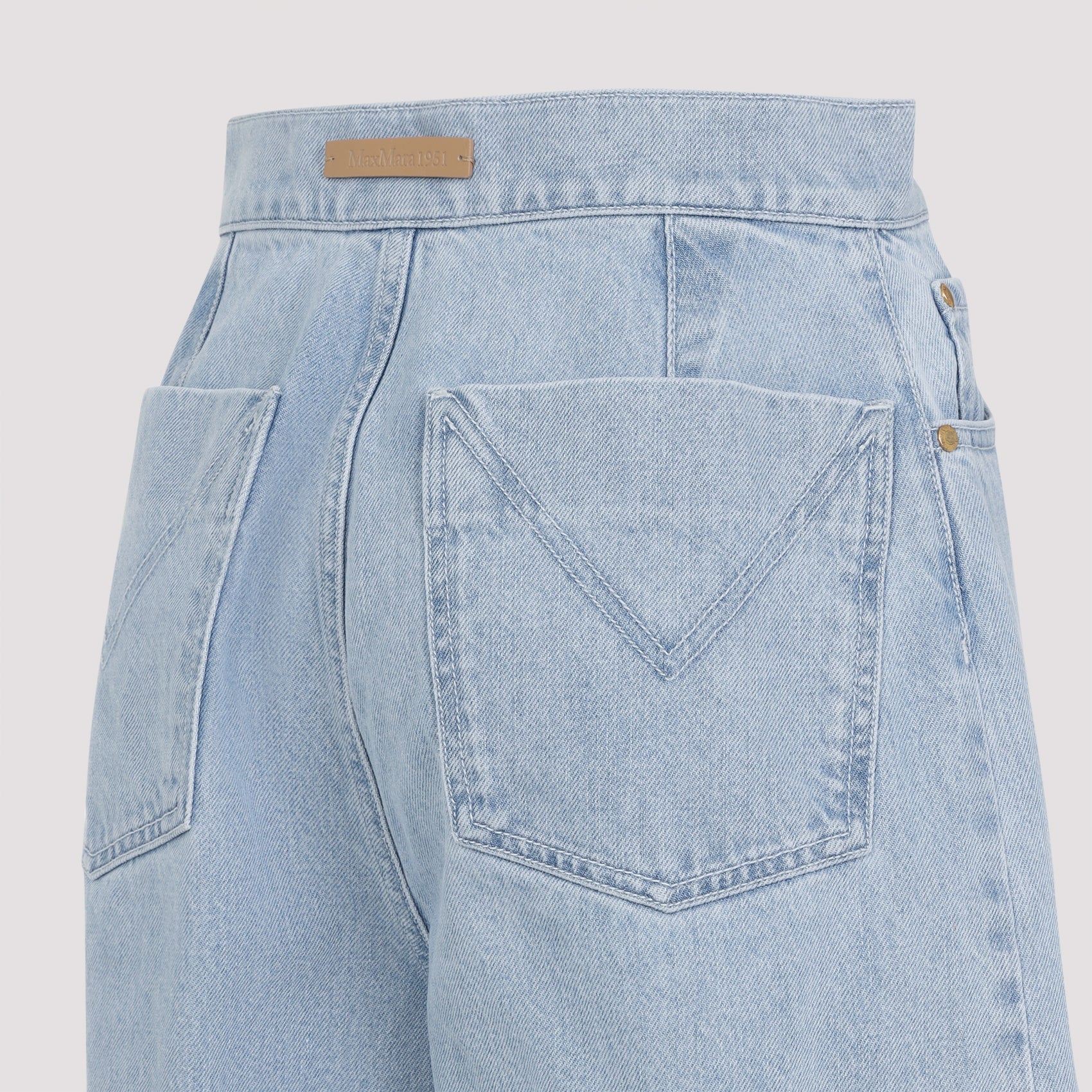 MAX MARA Wide Leg Jeans - Men's Fashion Essential for FW25