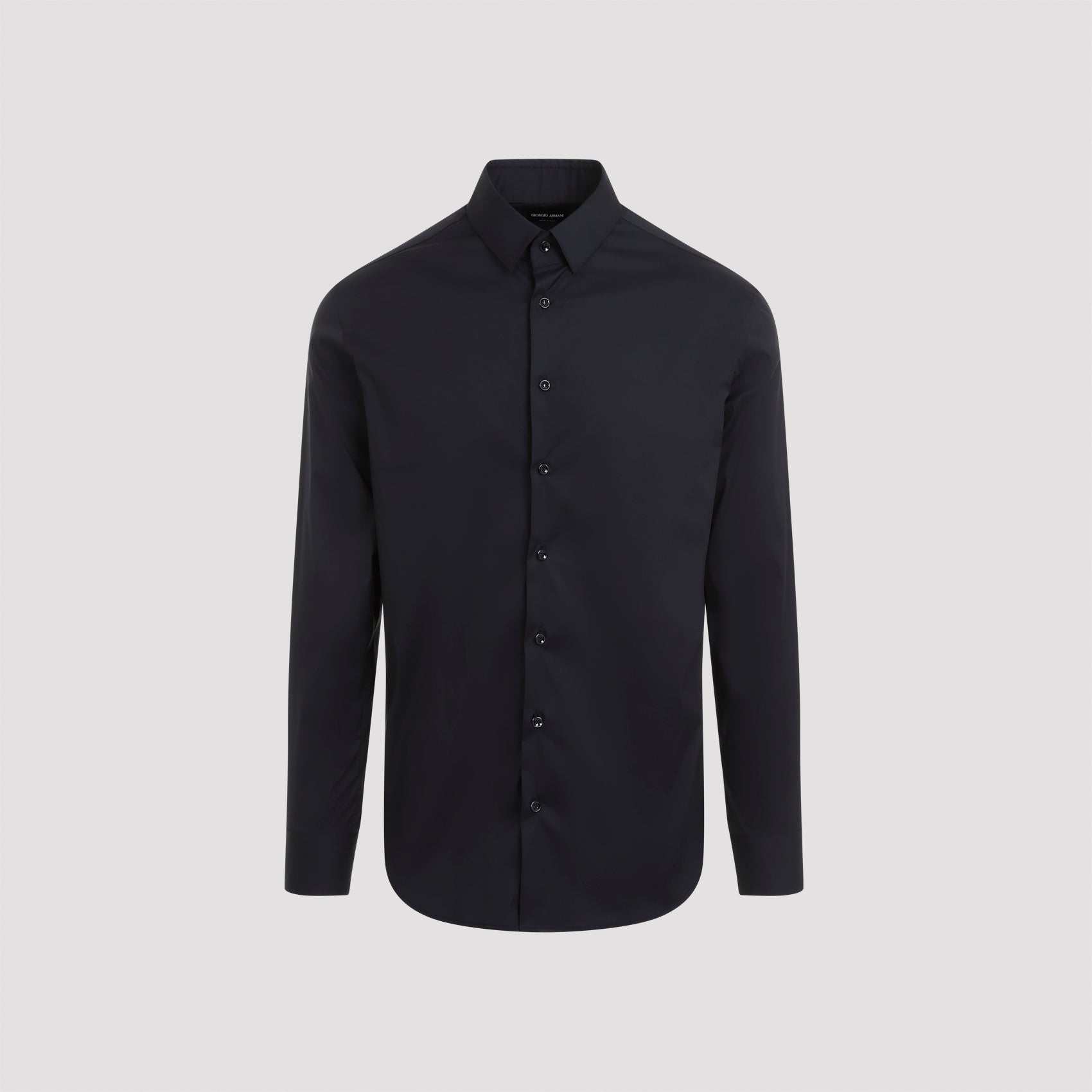 GIORGIO ARMANI Classic Long Sleeve Shirt for Men - FW25 Collection