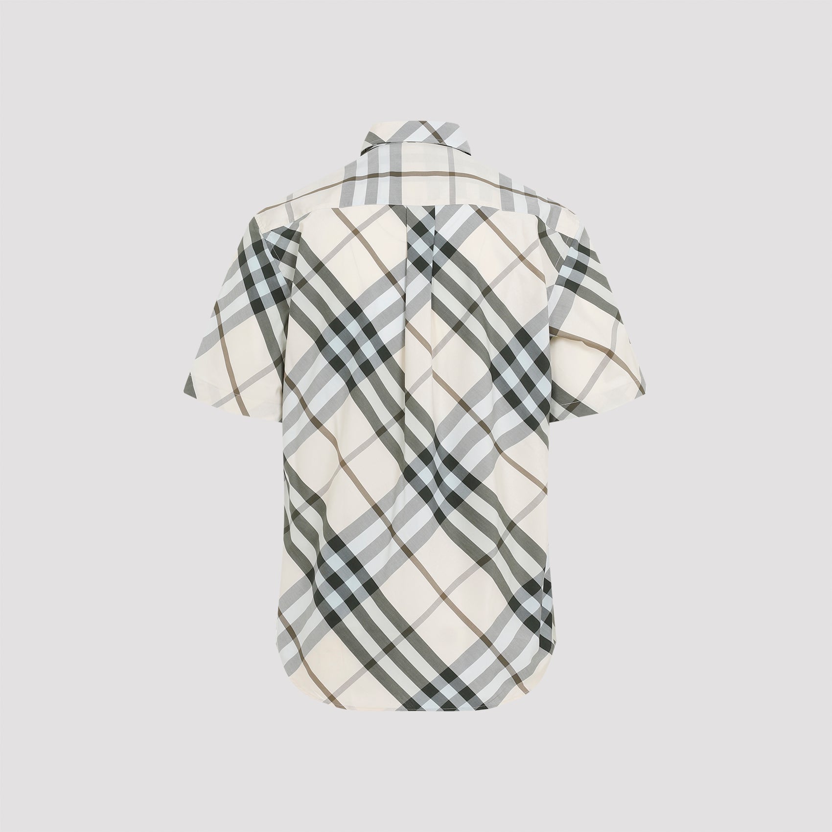 BURBERRY Men's Cotton Button-Up Shirt