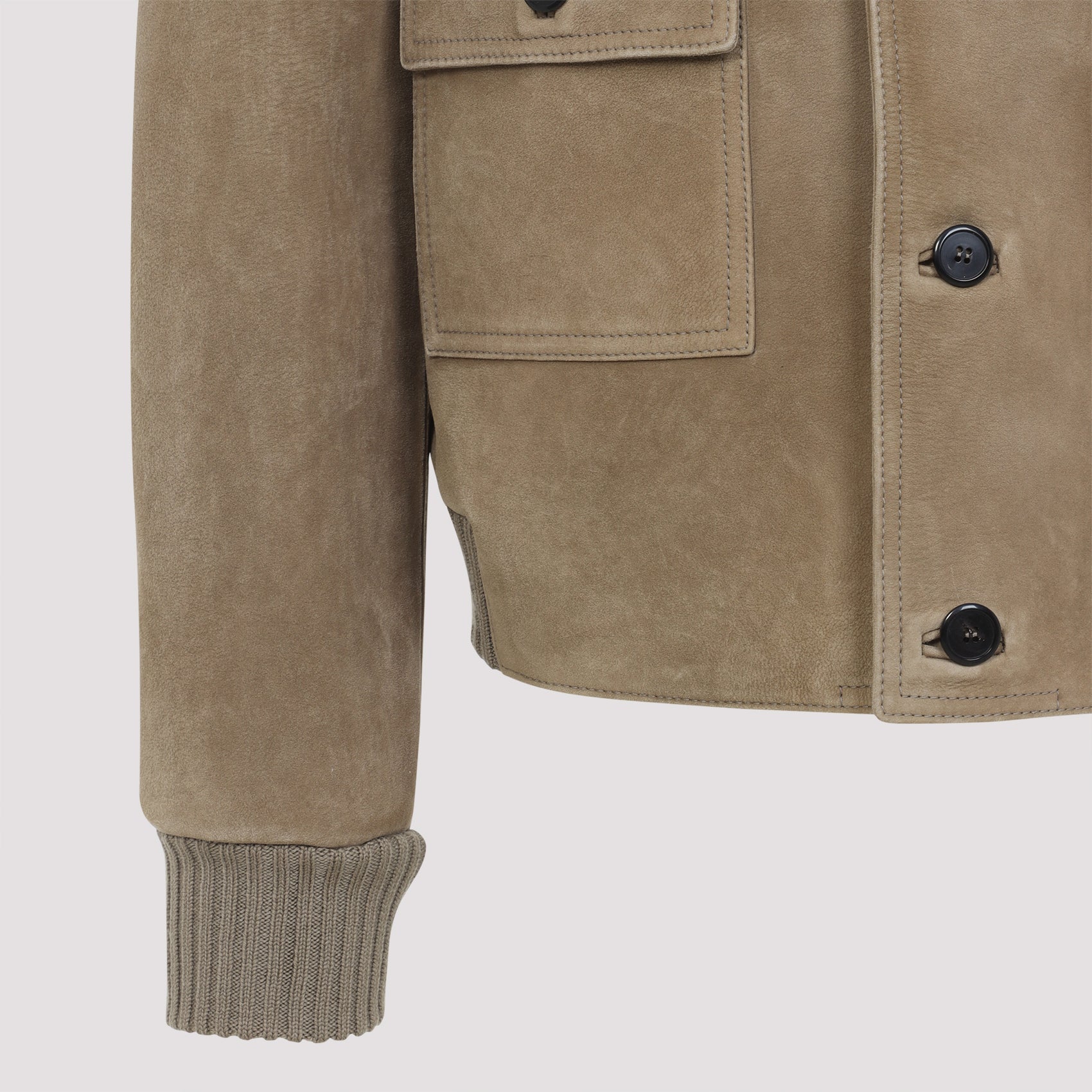 PRADA Lamb Leather Blouson Jacket for Men