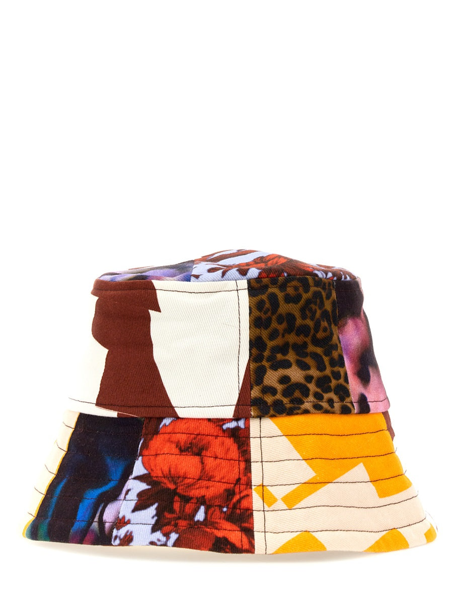 DRIES VAN NOTEN Contrast Stitching Bucket Hat