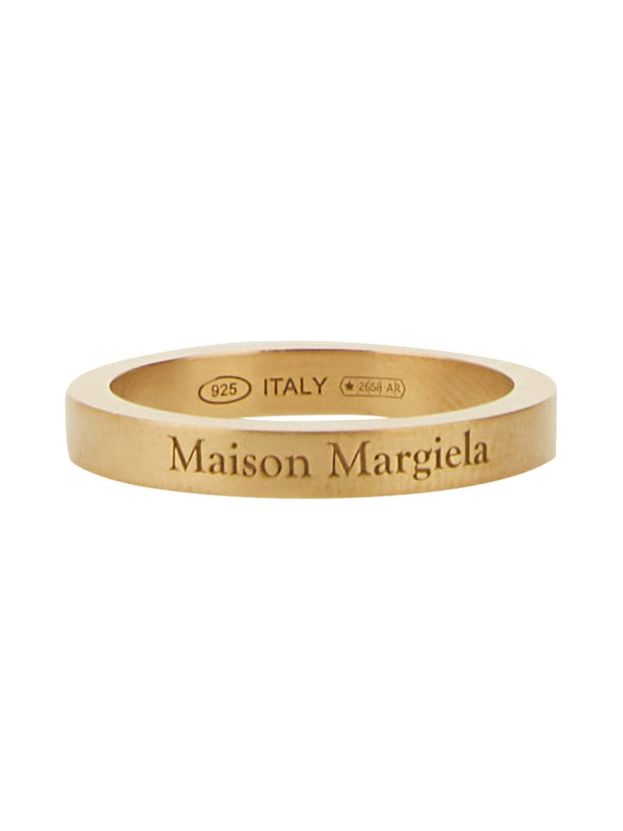 MAISON MARGIELA Logo Embellished Ring for Women