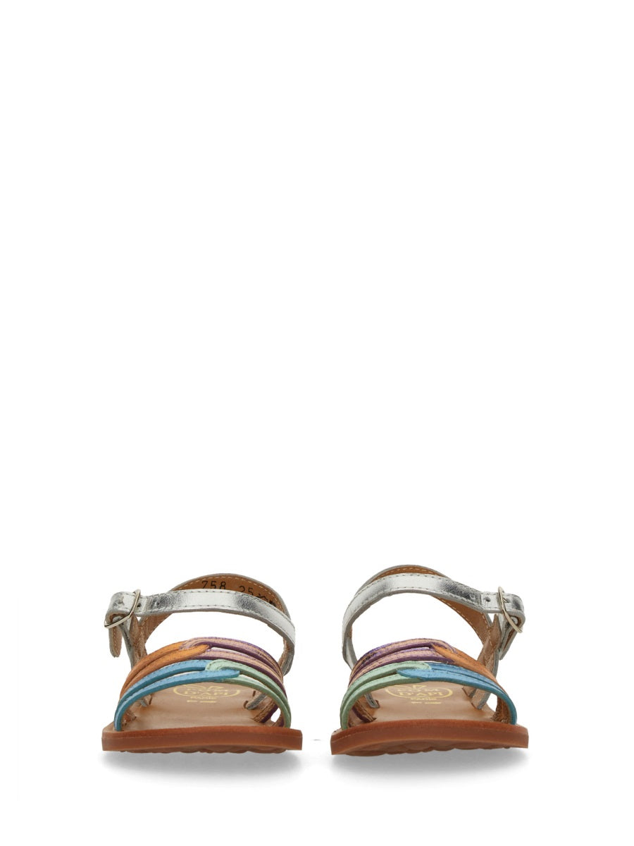 POM D'API Kids' Mini Leather Sandals