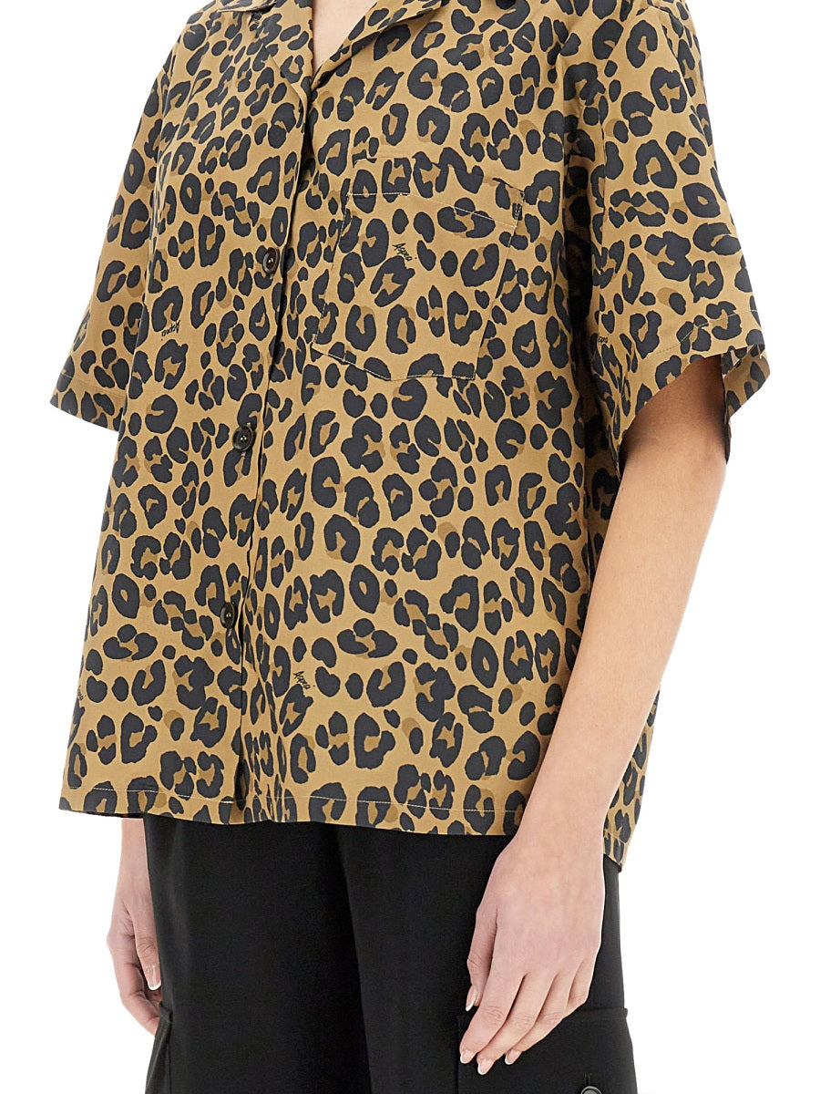 ASPESI Women's Animal Print Shirt - Size 40 IT