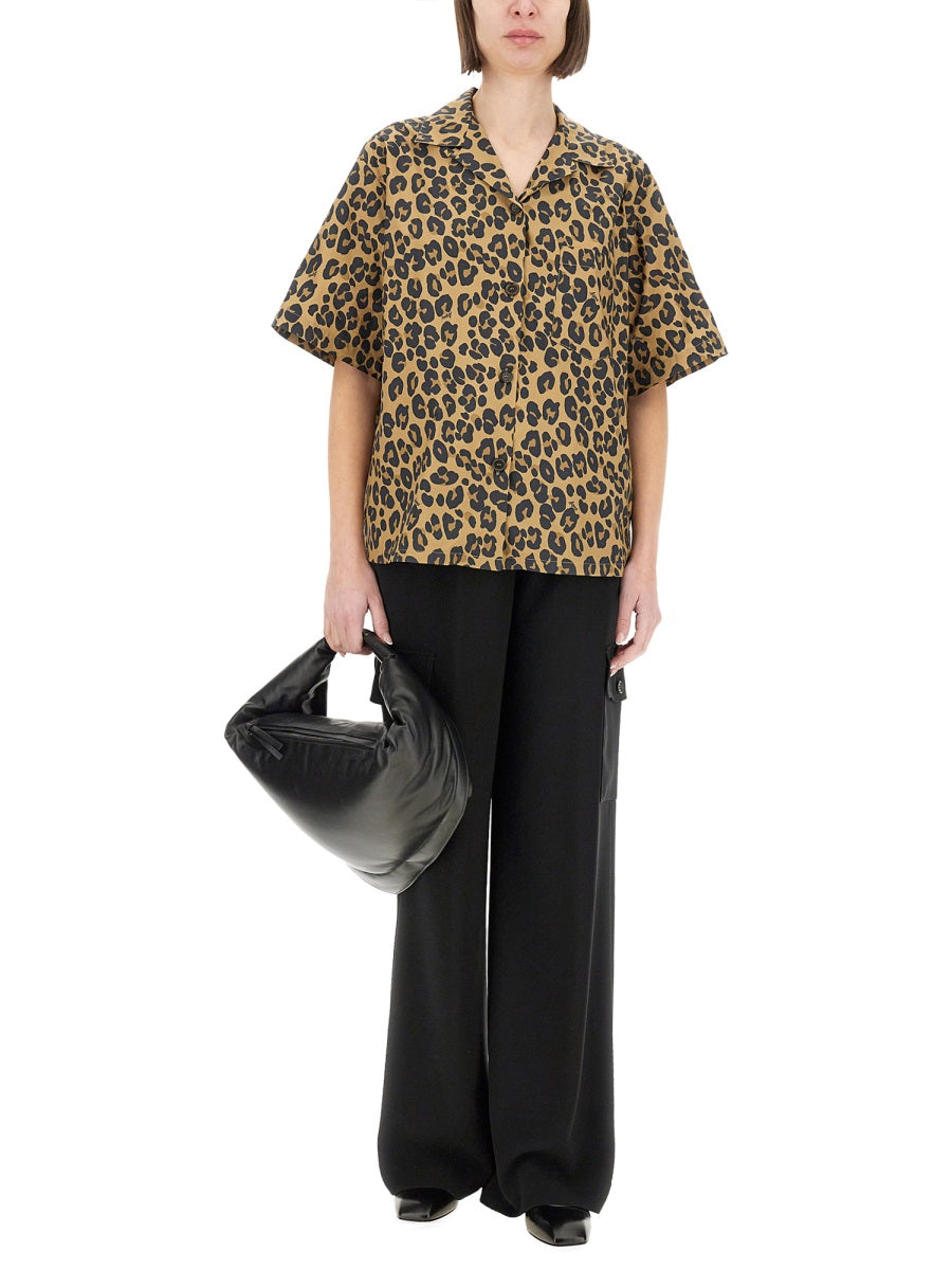 ASPESI Women's Animal Print Shirt - Size 40 IT