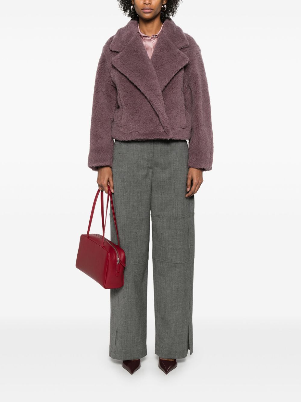 MAX MARA Wool Jacket with Notched Collar for Women