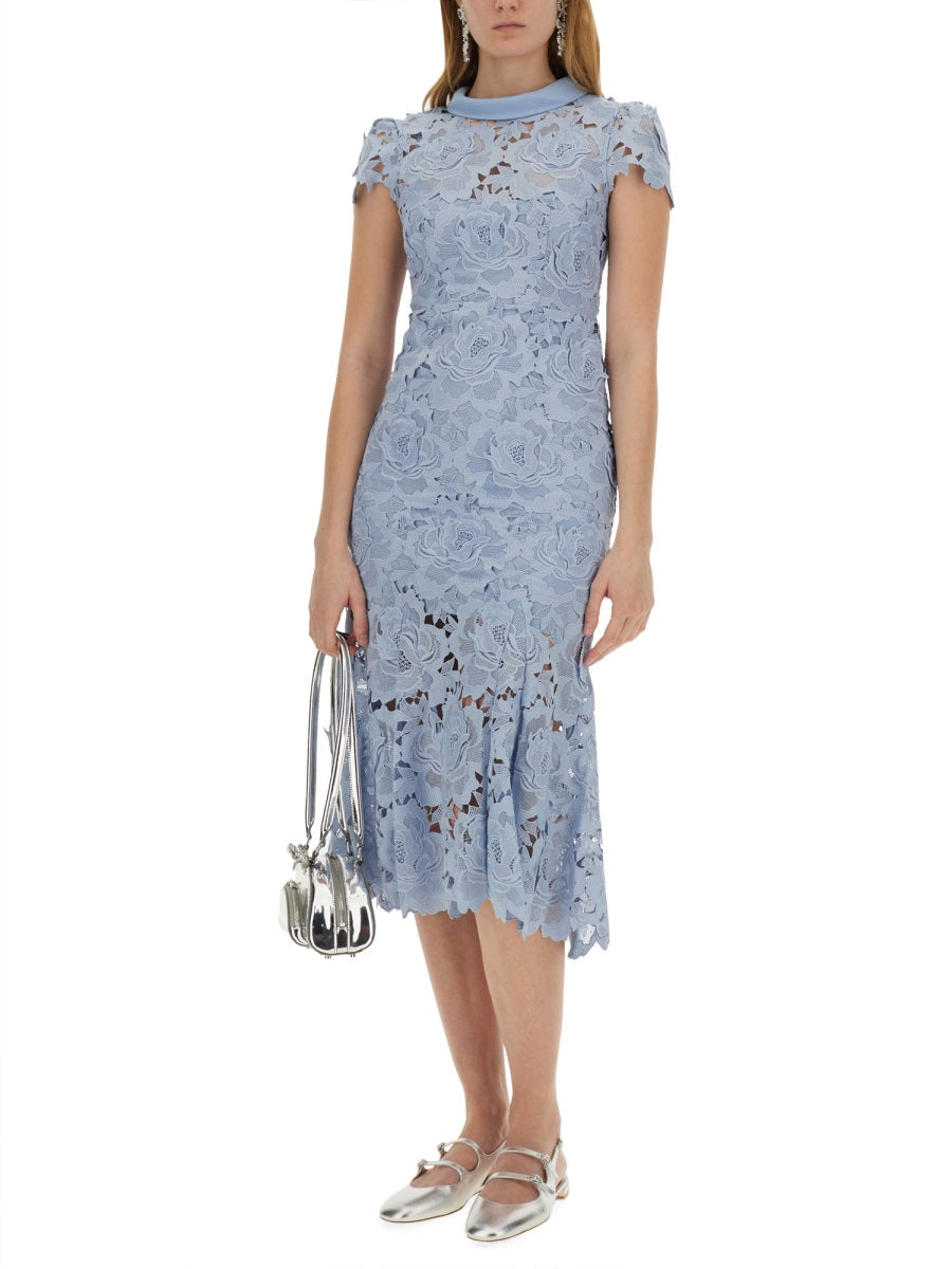 SELF-PORTRAIT Elegant Suit Midi Dress - Size 6 UK