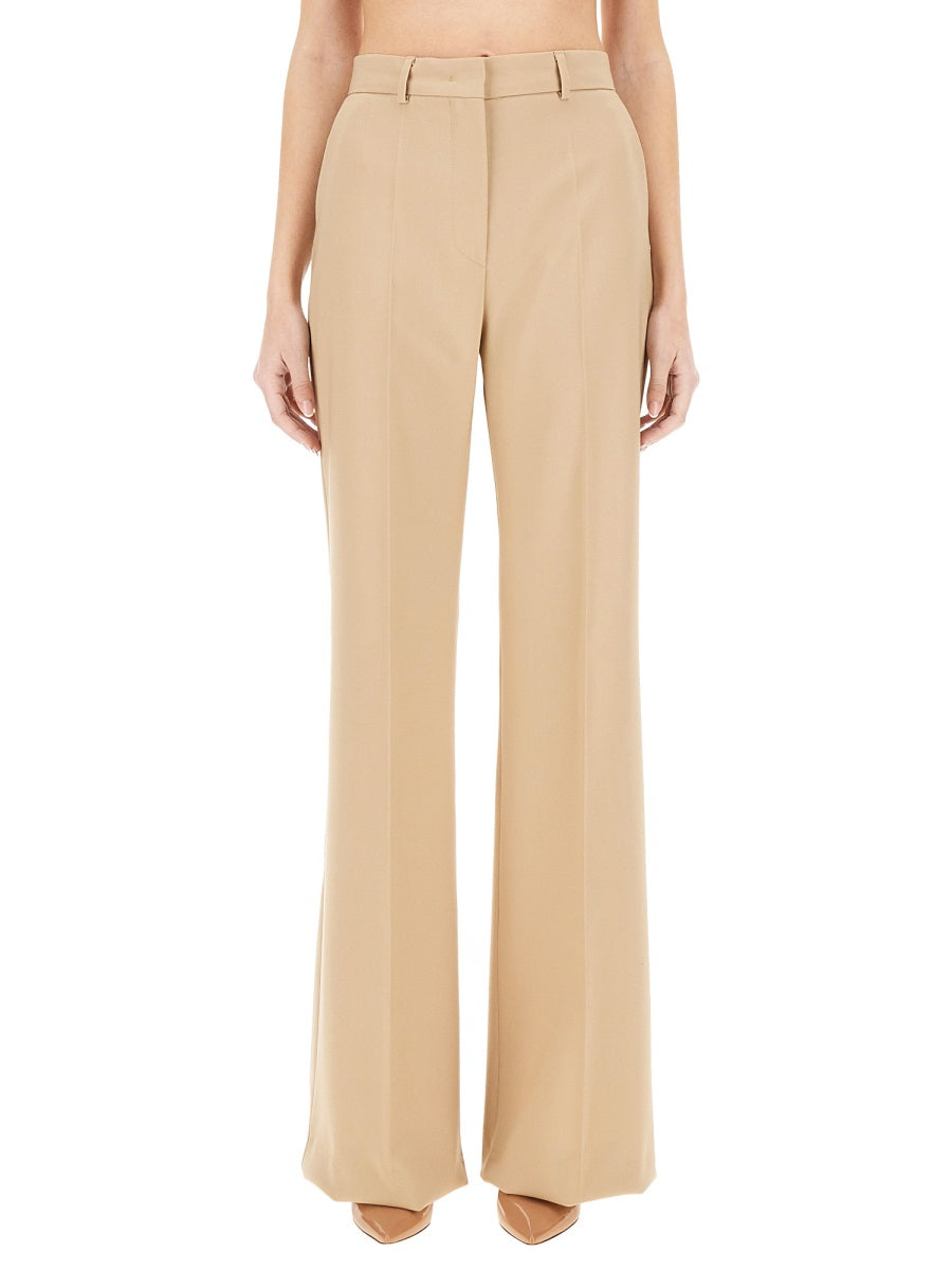 SPORTMAX Elegant Virgin Wool Trousers Size 40