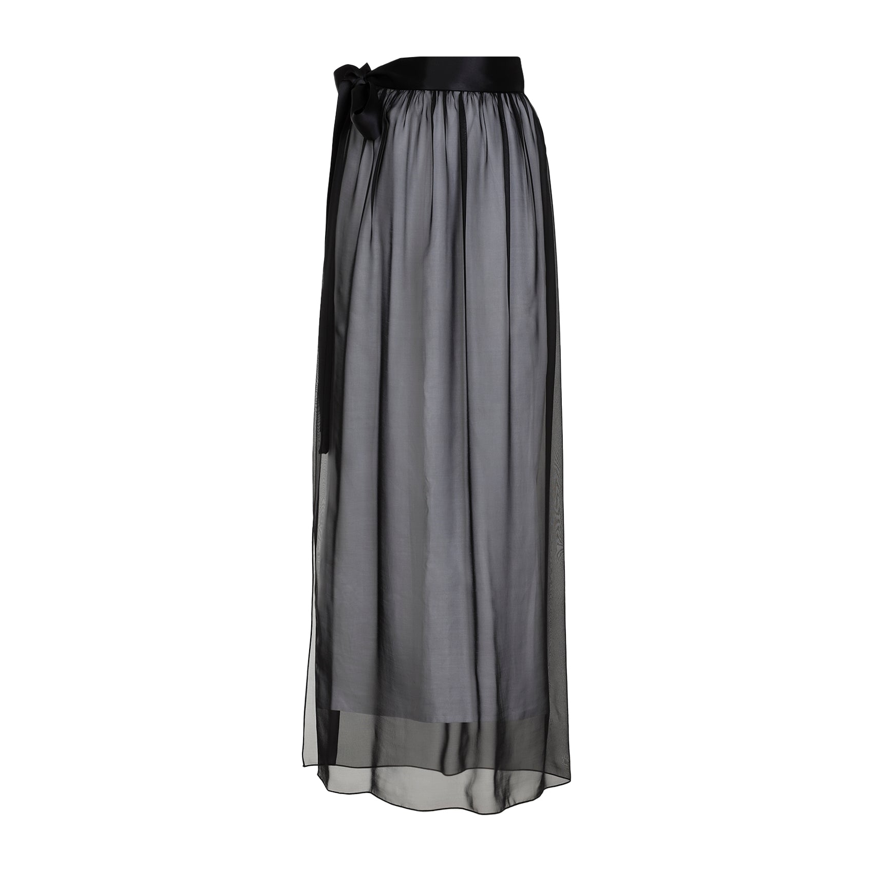 DOLCE & GABBANA Silk Long Skirt