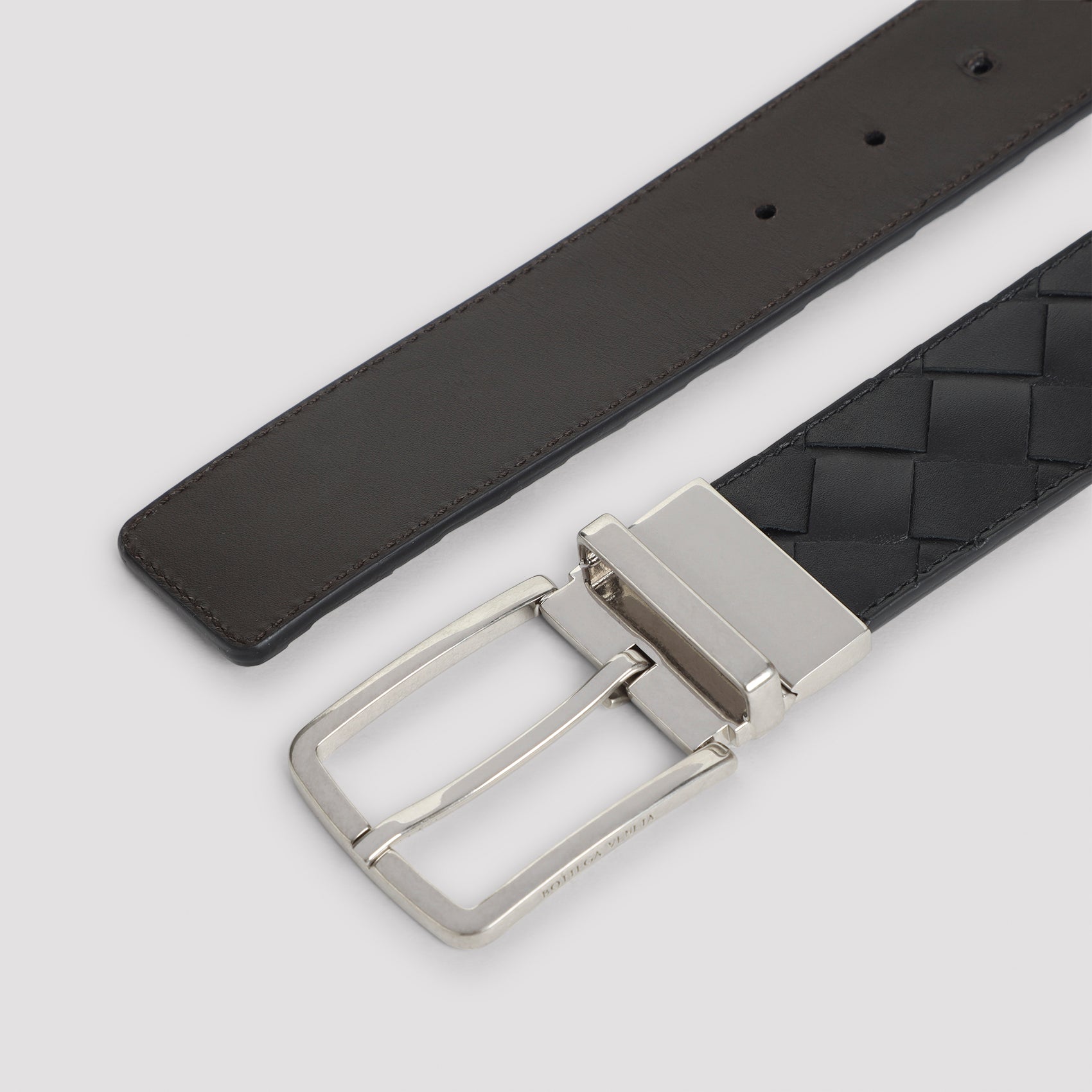 BOTTEGA VENETA Leather Belt - H:3.5cm