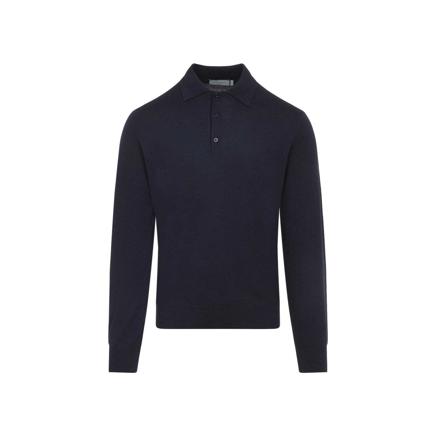 CANALI Cashmere Long Sleeve Polo