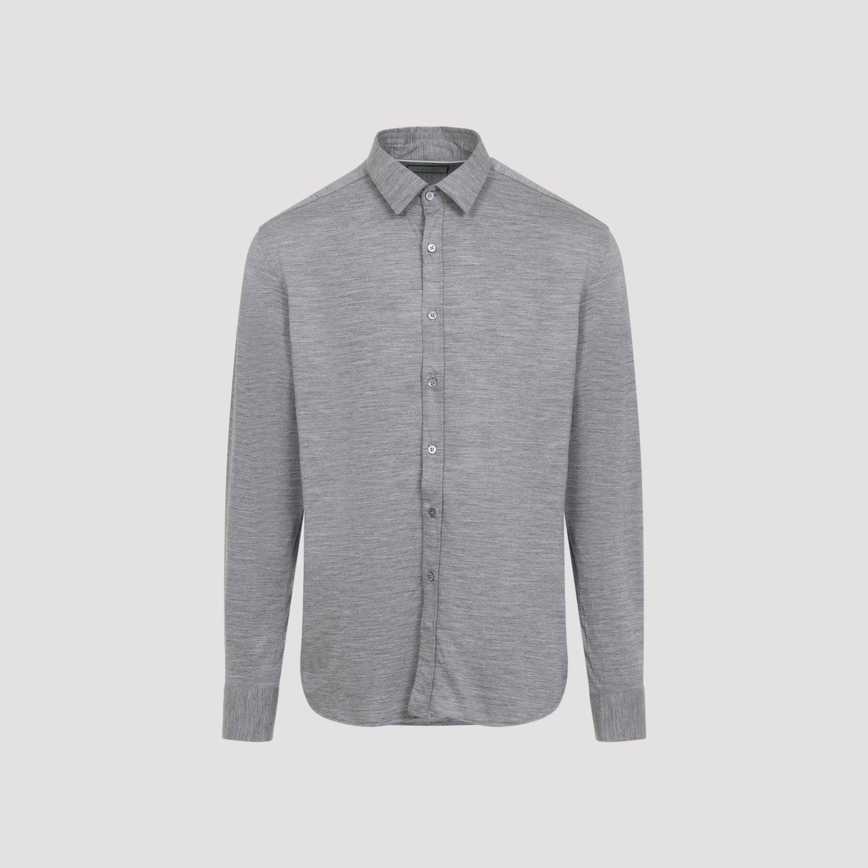 CANALI Men's 100% Wool T-Shirt for FW25
