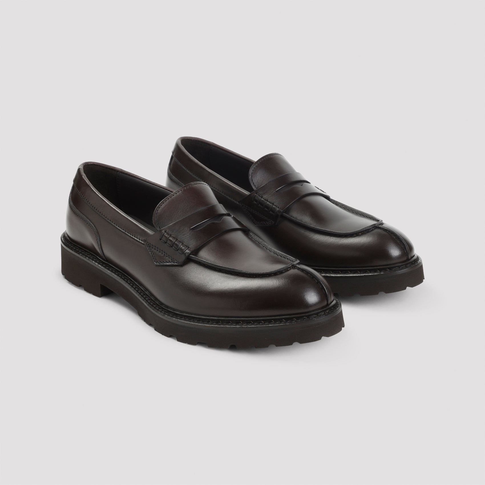 CANALI College Style Loafers with Pennypack and EVA Sole