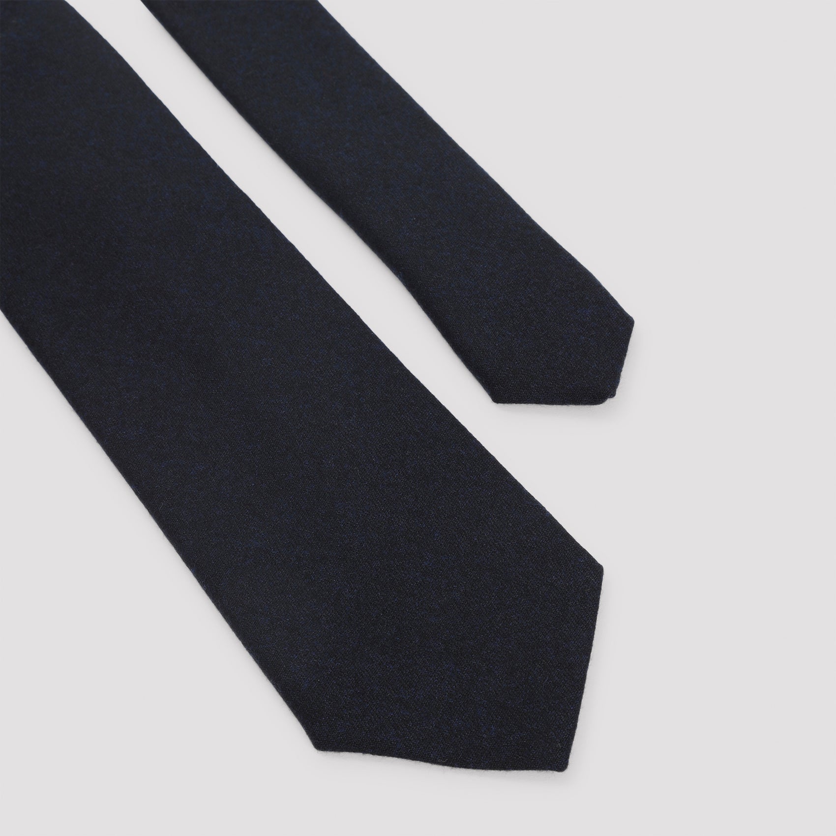 CANALI Flannel Tie - Elegant Wool Accessory for Men