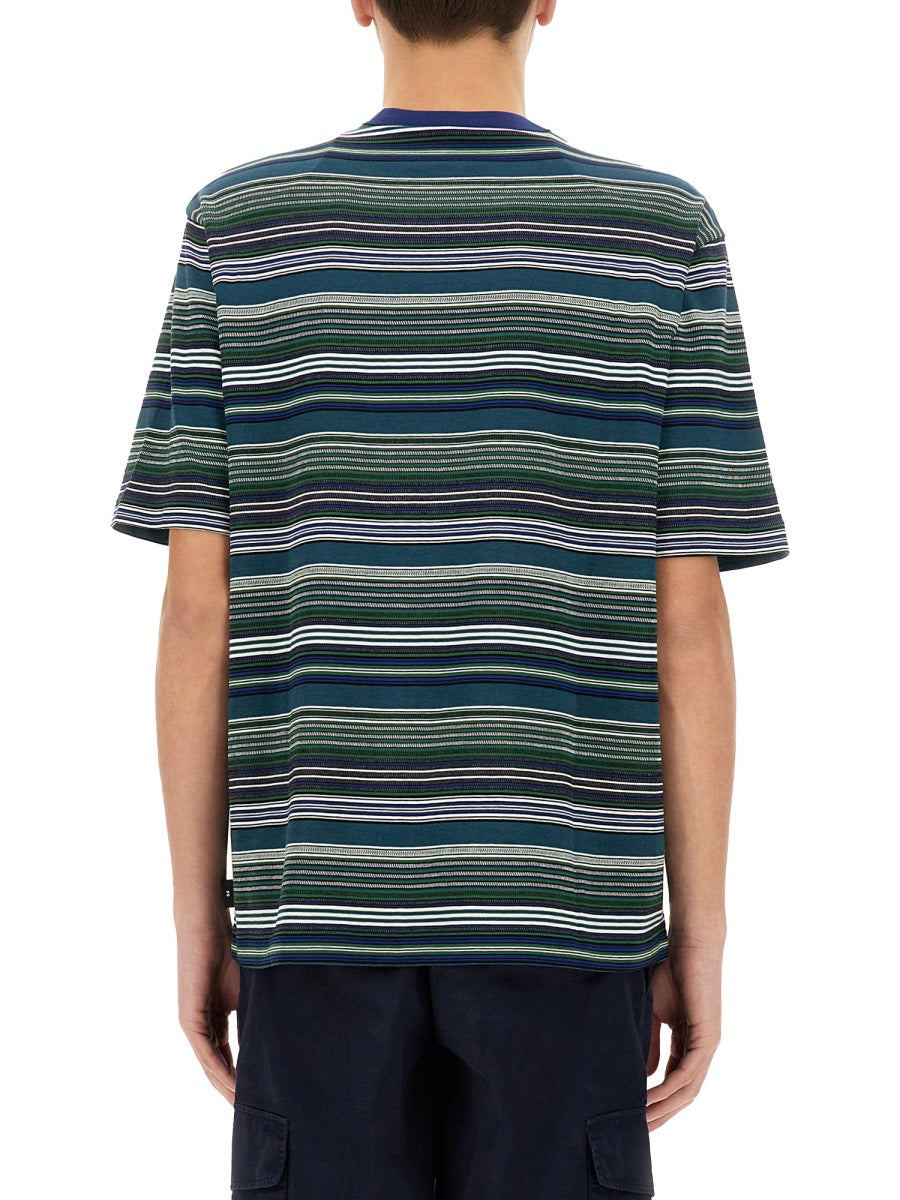 PS BY PAUL SMITH Men's Striped T-Shirt - Size L