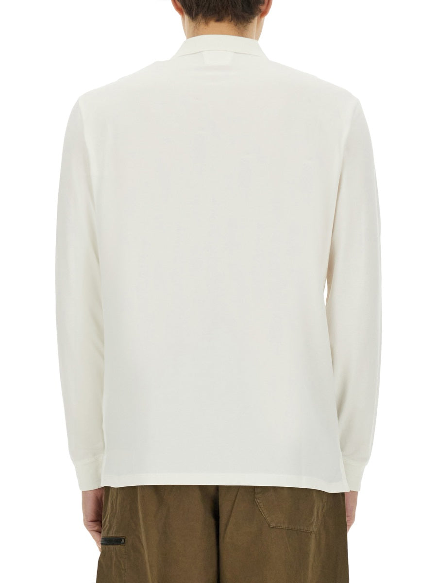 C.P. COMPANY Stretch Pique Polo Shirt - Size L