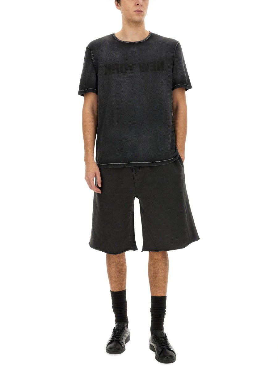 HELMUT LANG Garment-Dyed New York T-Shirt - Regular Fit
