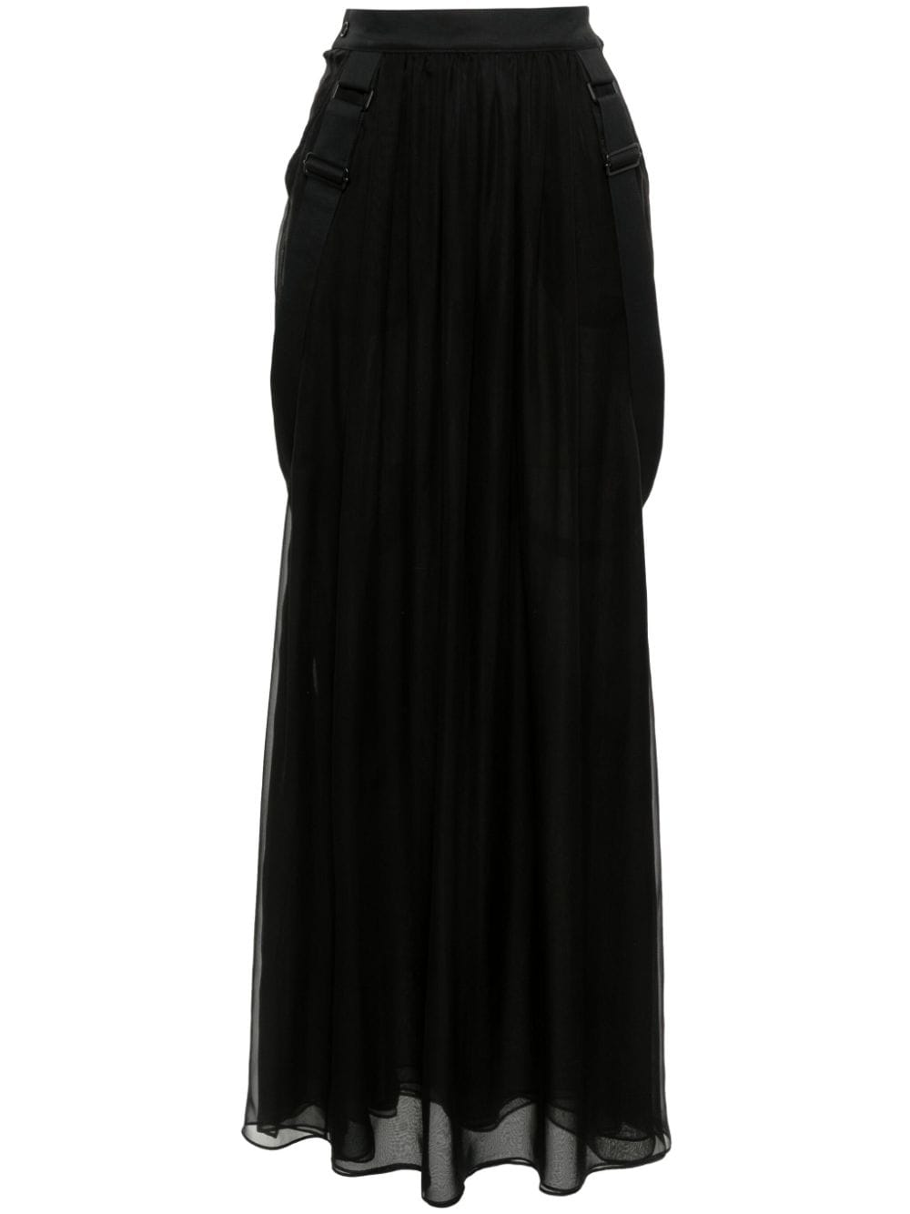 MAX MARA Silk Chiffon Long Skirt for Women