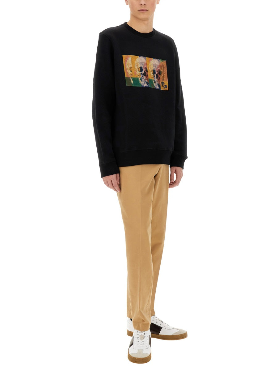 PS BY PAUL SMITH Skull Square Regular Fit Sweatshirt - Size L