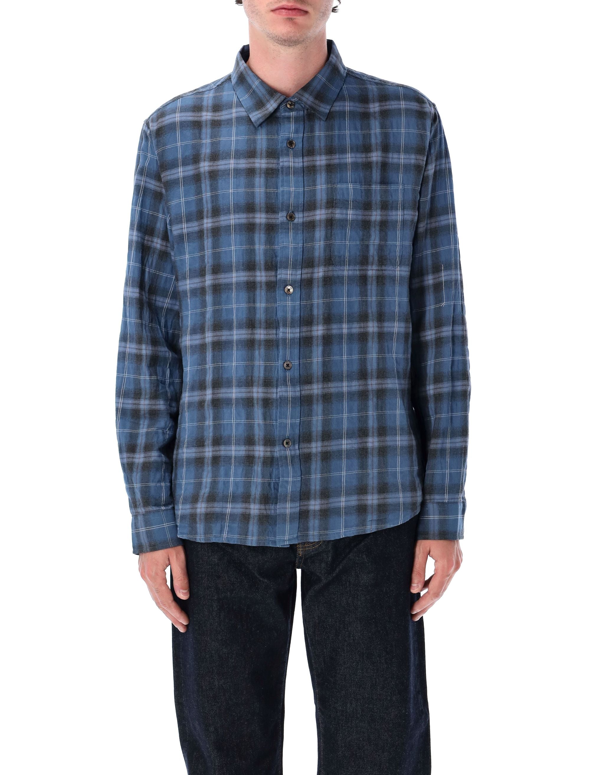 STUSSY Beach Plaid Shirt - Size L