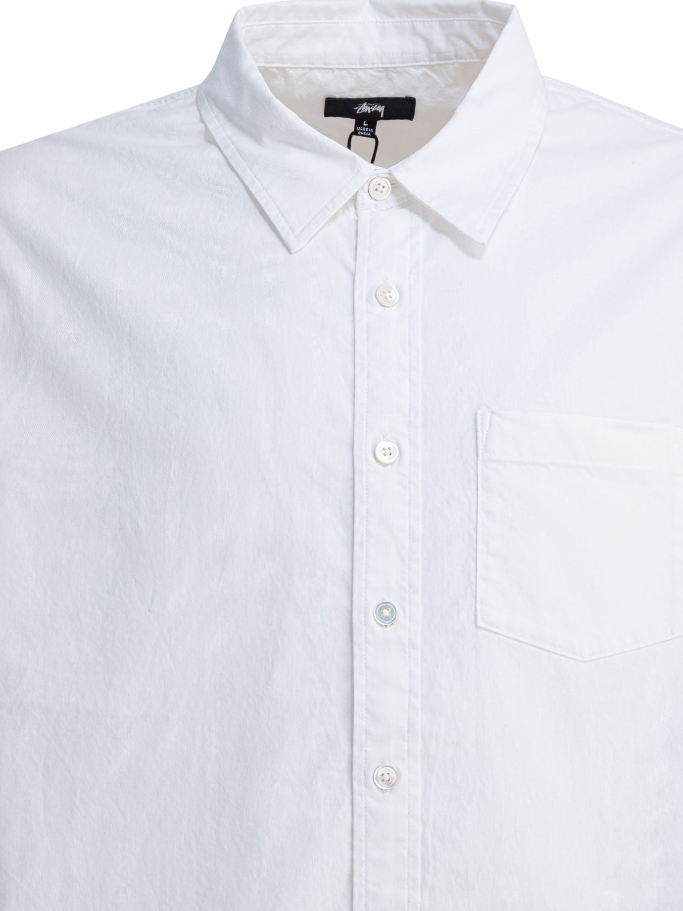 STUSSY Essential Cotton Shirt for Men