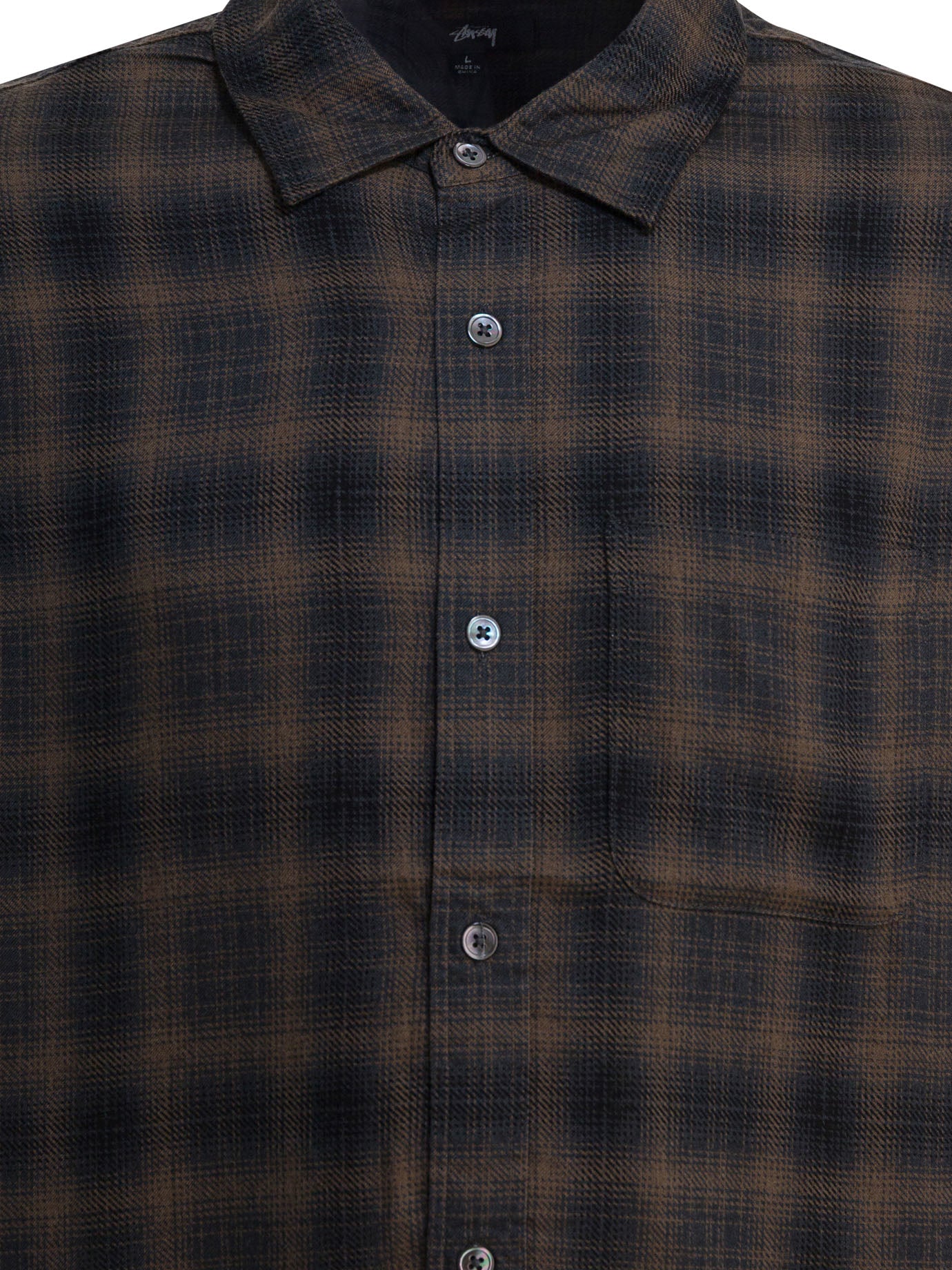 STUSSY Plaid Button-Up Shirt for Men - FW25 Collection