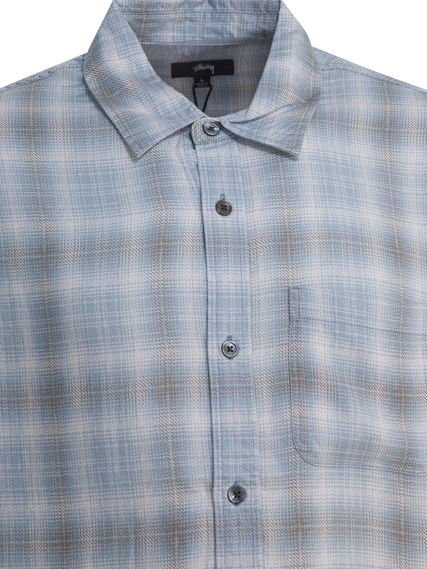 STUSSY Tencel Button-Up Shirt for Men - FW25