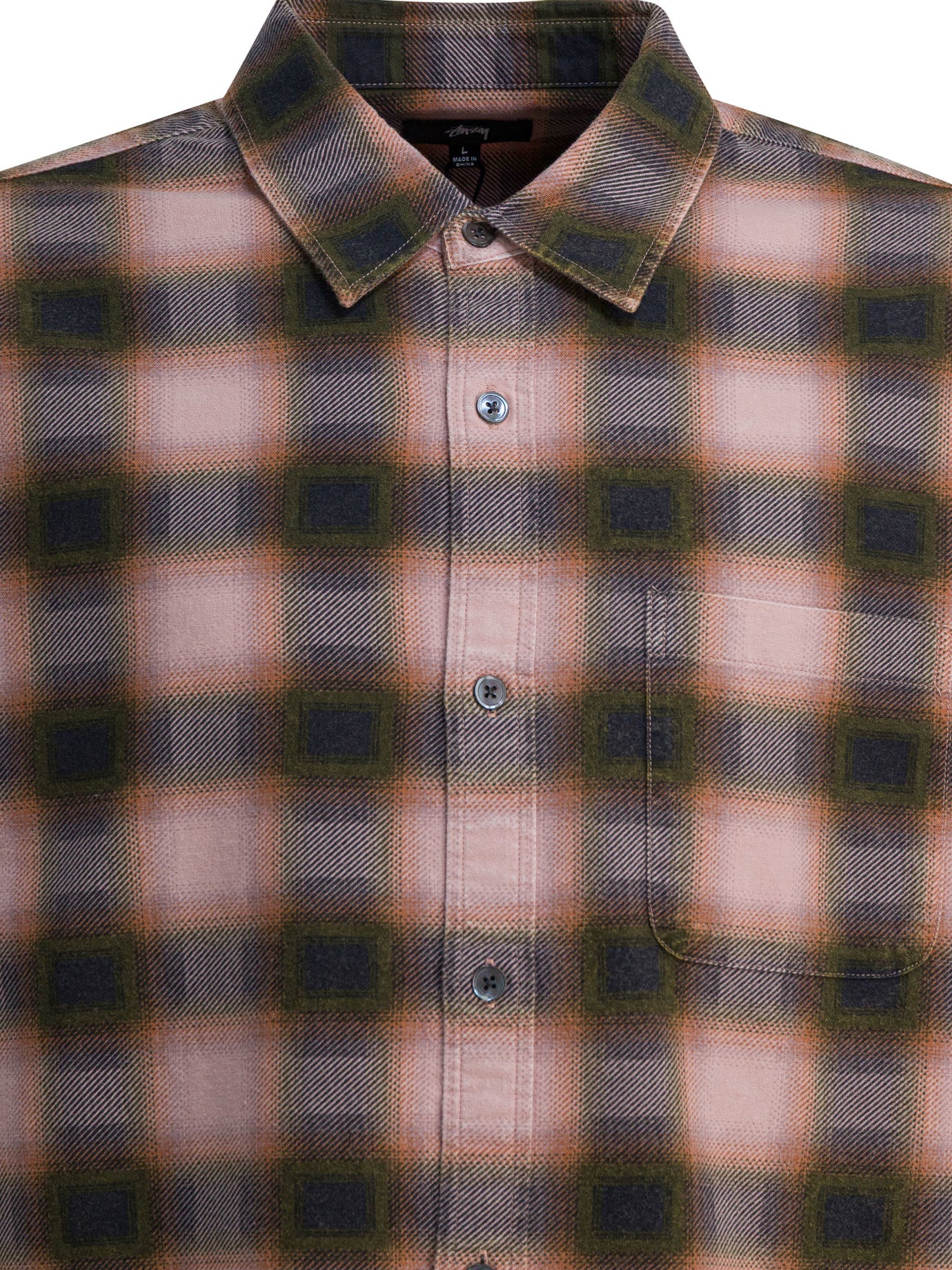 STUSSY Men's Plaid Mini Shirt